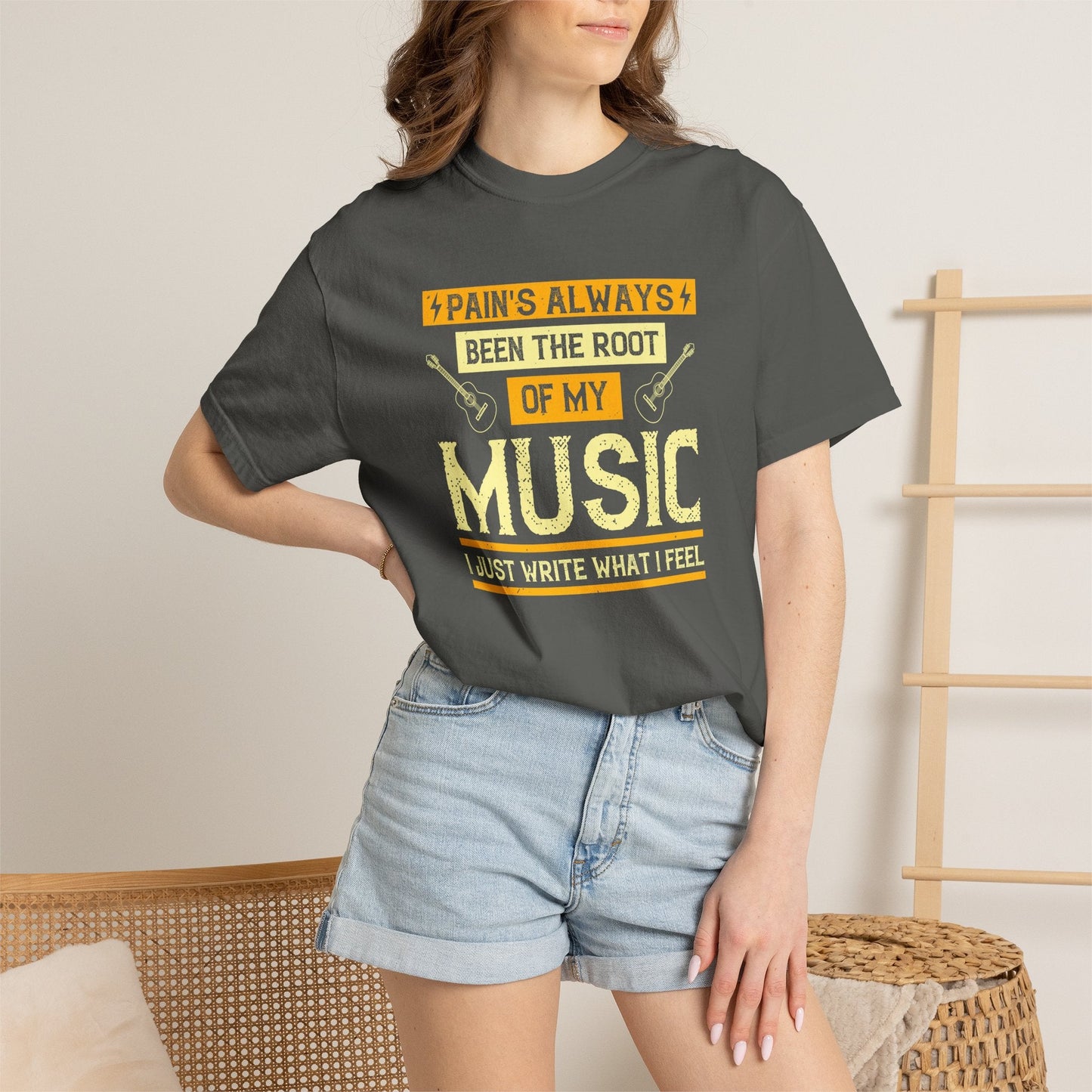 Music Graphic Design Unisex Cotton T-shirt  m41
