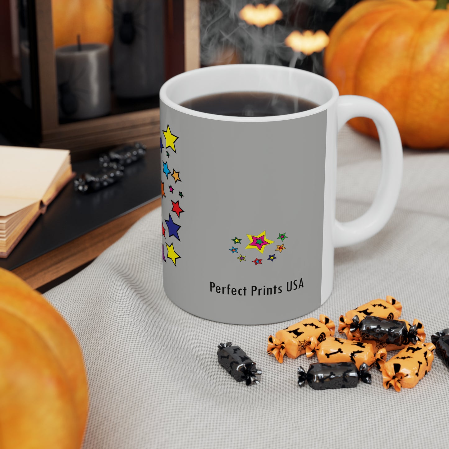 Coffee & Tea Mug with Stars print