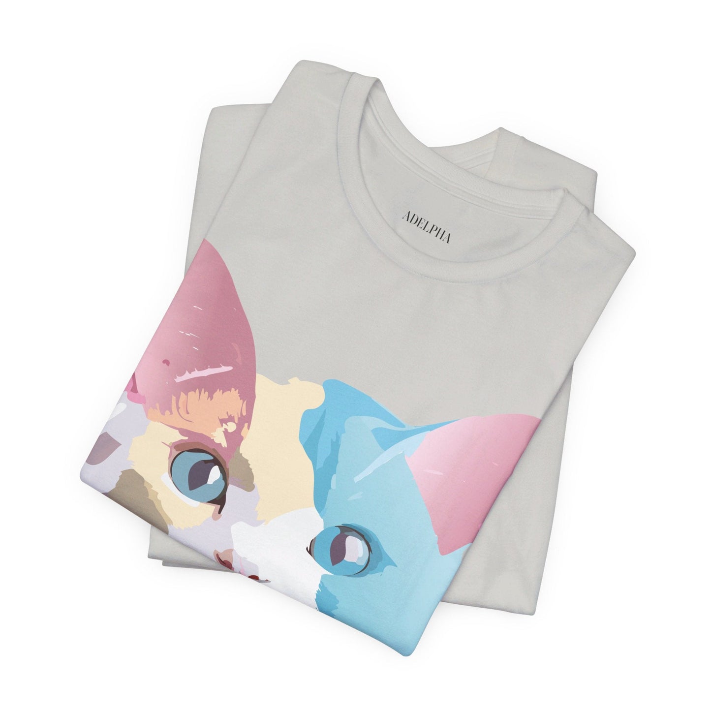 Cat Graphic Tee Unisex Jersey Short Sleeve By Adelpha Art Design