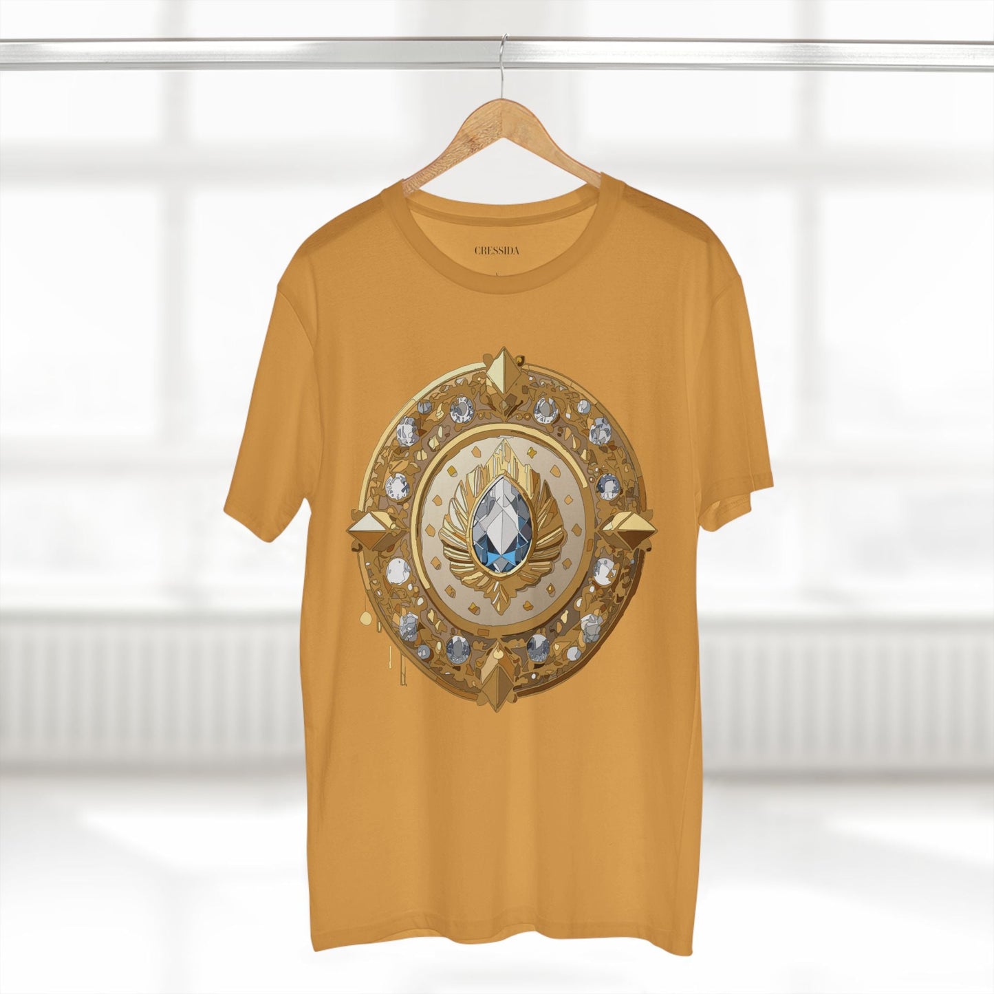 Medallion Graphic T-Shirt Unisex 100 Cotton With Gold Art Design Medal Tee 26