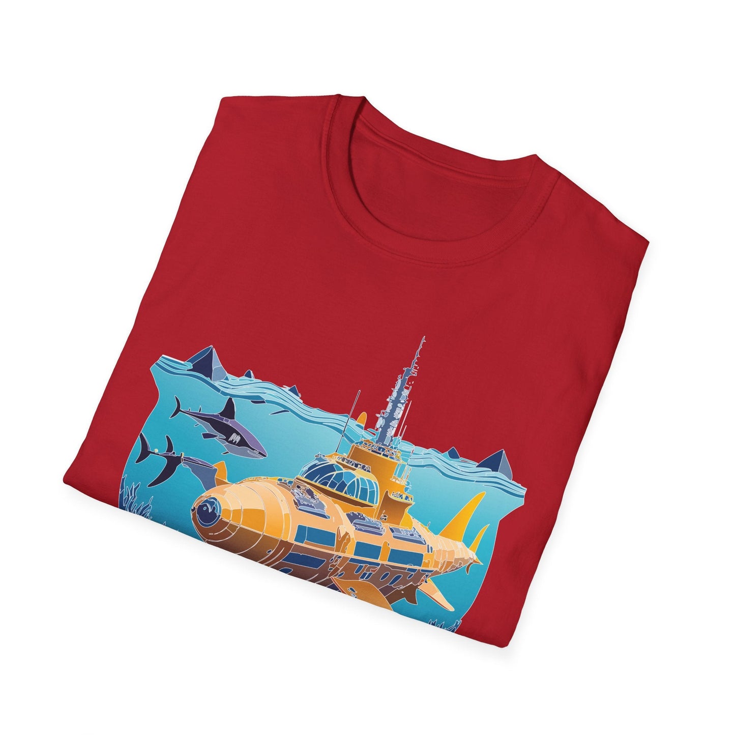 Ocean Graphic Unisex Softstyle Cotton Tee 13