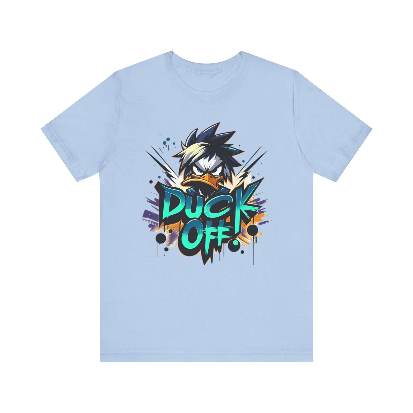 Duck Graphic Tee, Duck Shirt, Funny Bird Tee Shirt, Funny Animal T-Shirt, Cartoon Top, Animal Tees, Art Design T-Shirt