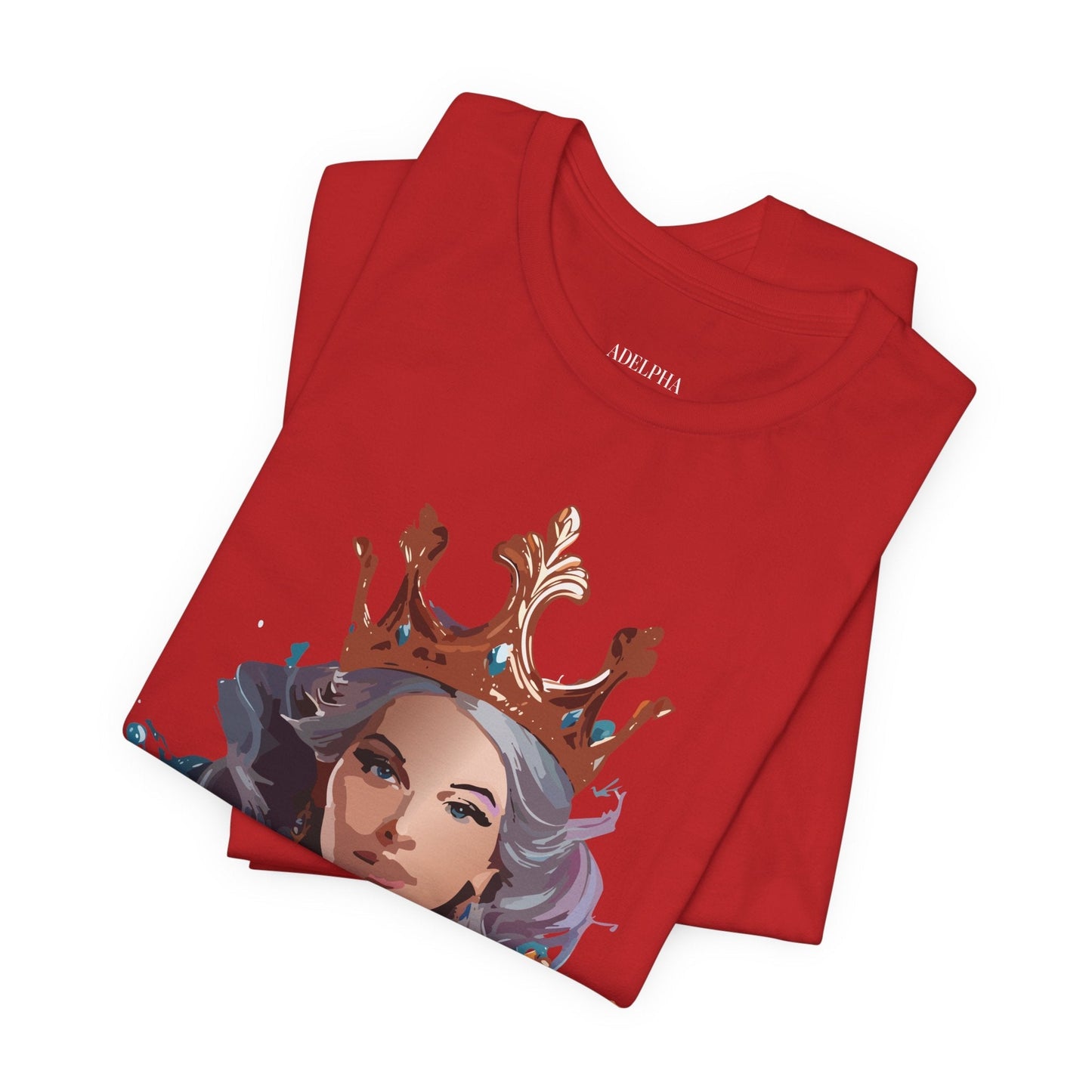 Queen Graphic Tee By Adelpha Art Design Unisex Short Sleeve Vintage Inspired Shirt