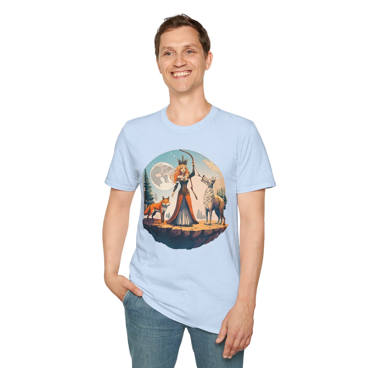 Womens Graphic T Shirts Art Design Shirt Softstyle Gildan 64000 Unisex Tee Ring Spun Cotton