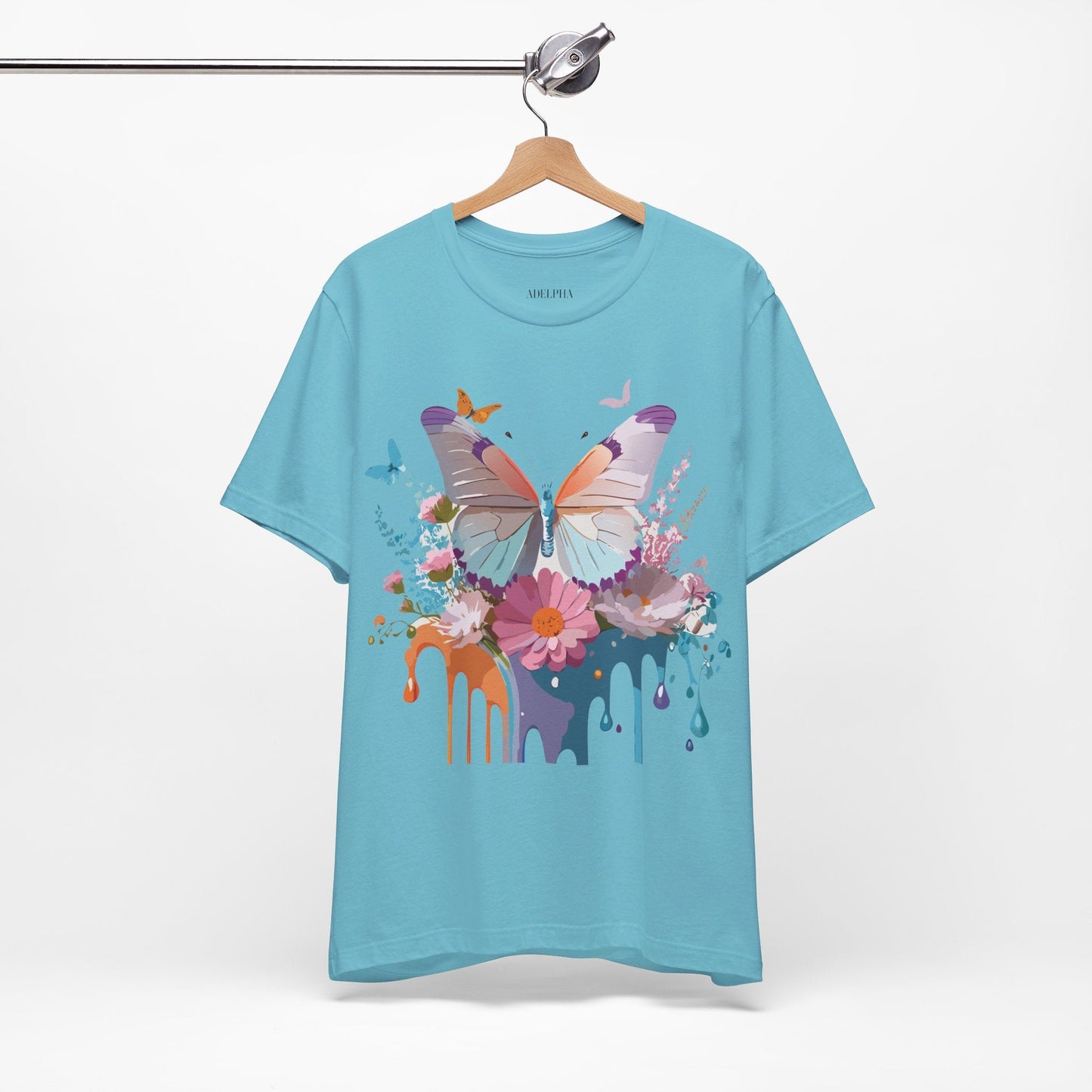 Butterfly Graphic Tee Adelpha Vintage Inspired Unisex Short Sleeve Shirt
