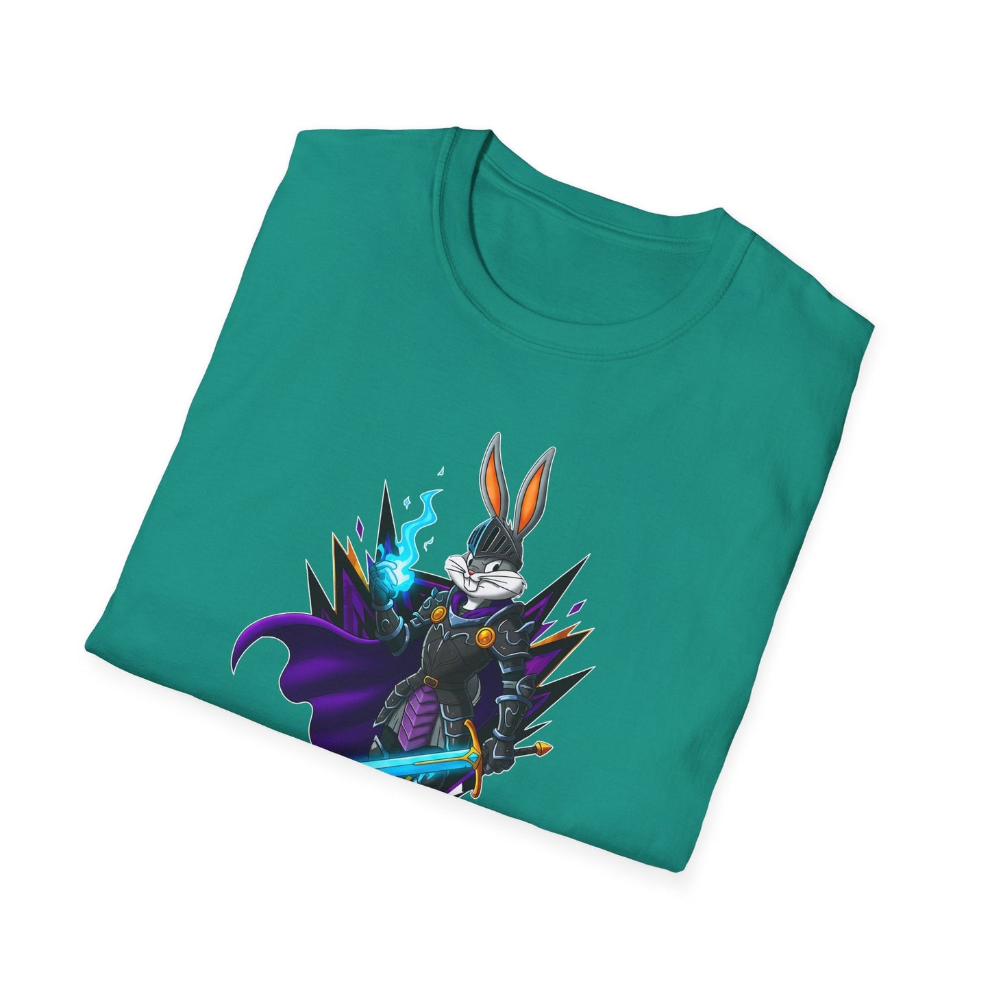 Cartoon Bunny Graphic Unisex Cotton Animal Animation Artwork Design Tee 39