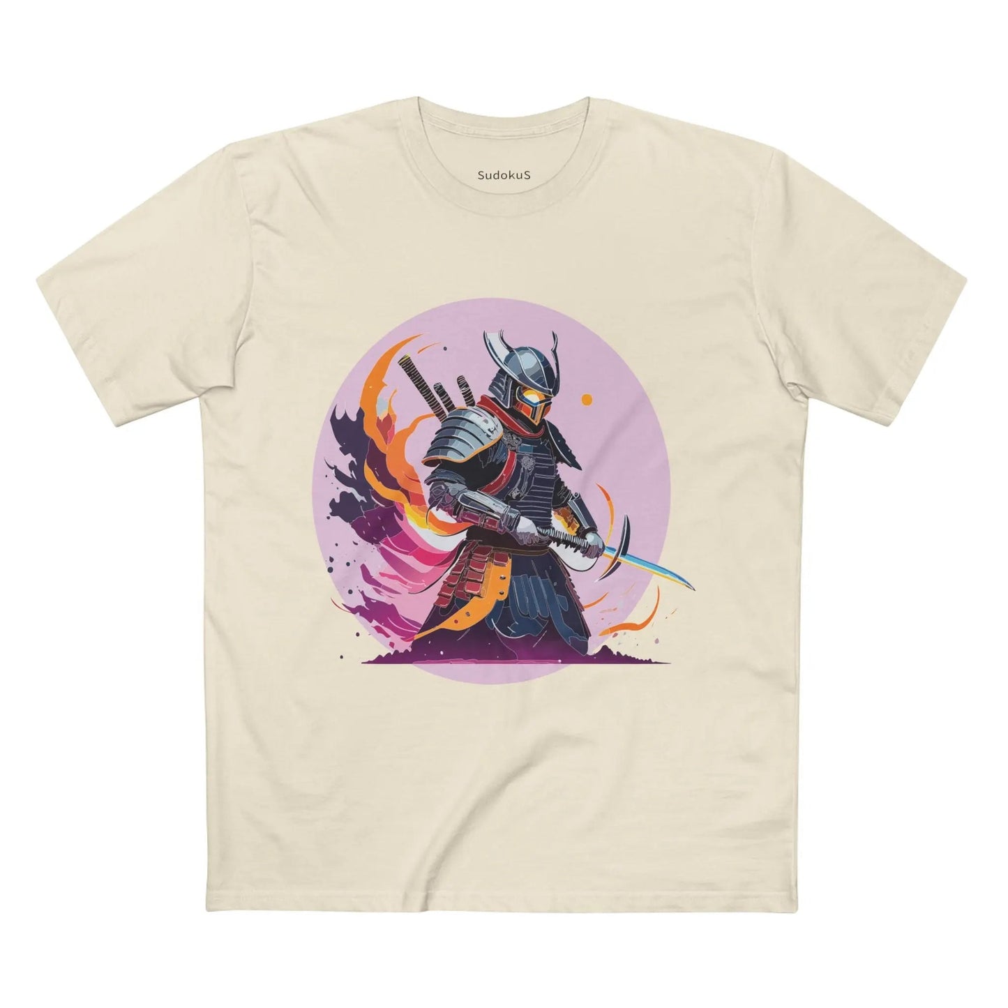 Samurai Graphic Unisex 100 Cotton Staple Tee 6