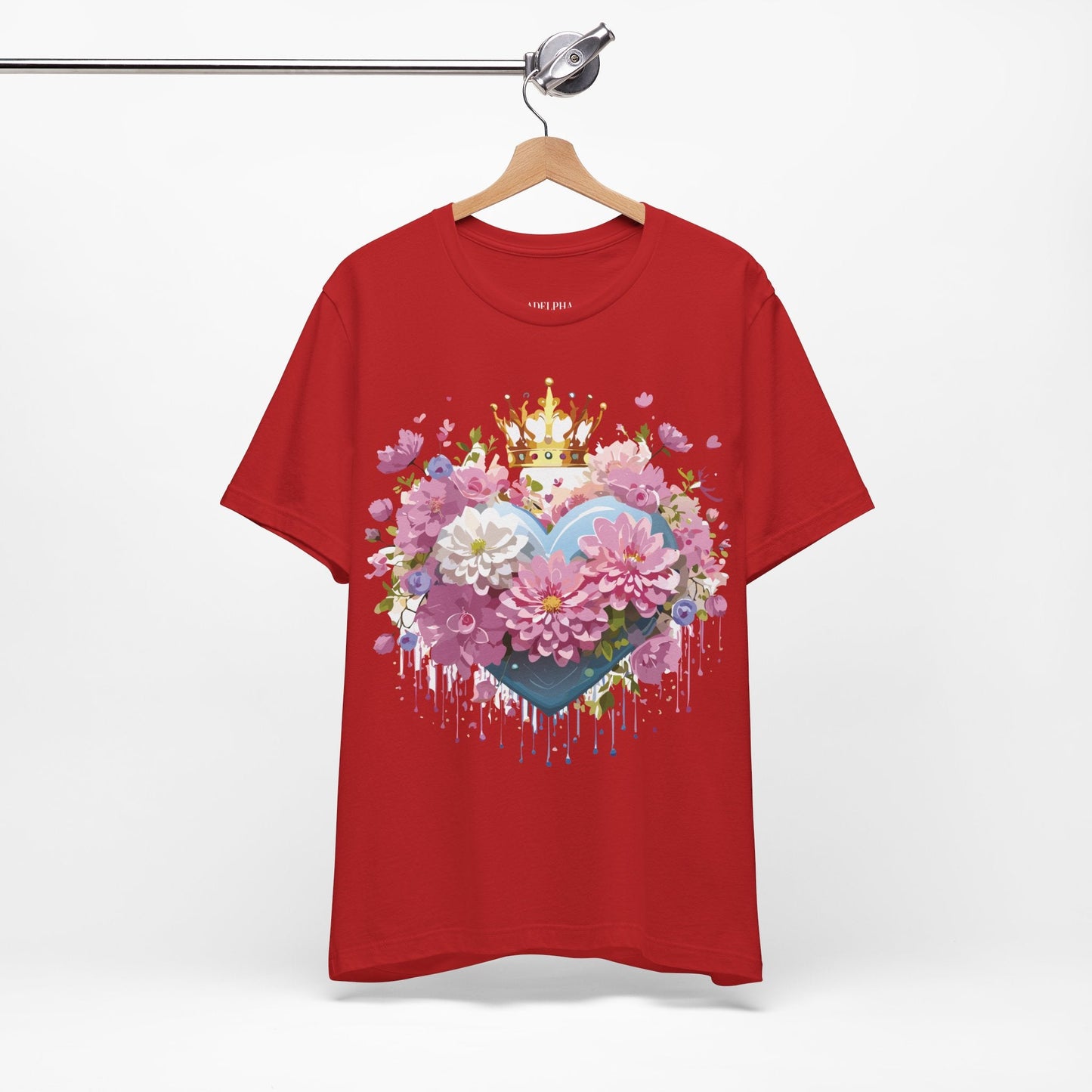 Valentine Graphic T Shirt Unisex Adelpha Vintage Inspired Artwork Tee Premium Short Sleeve