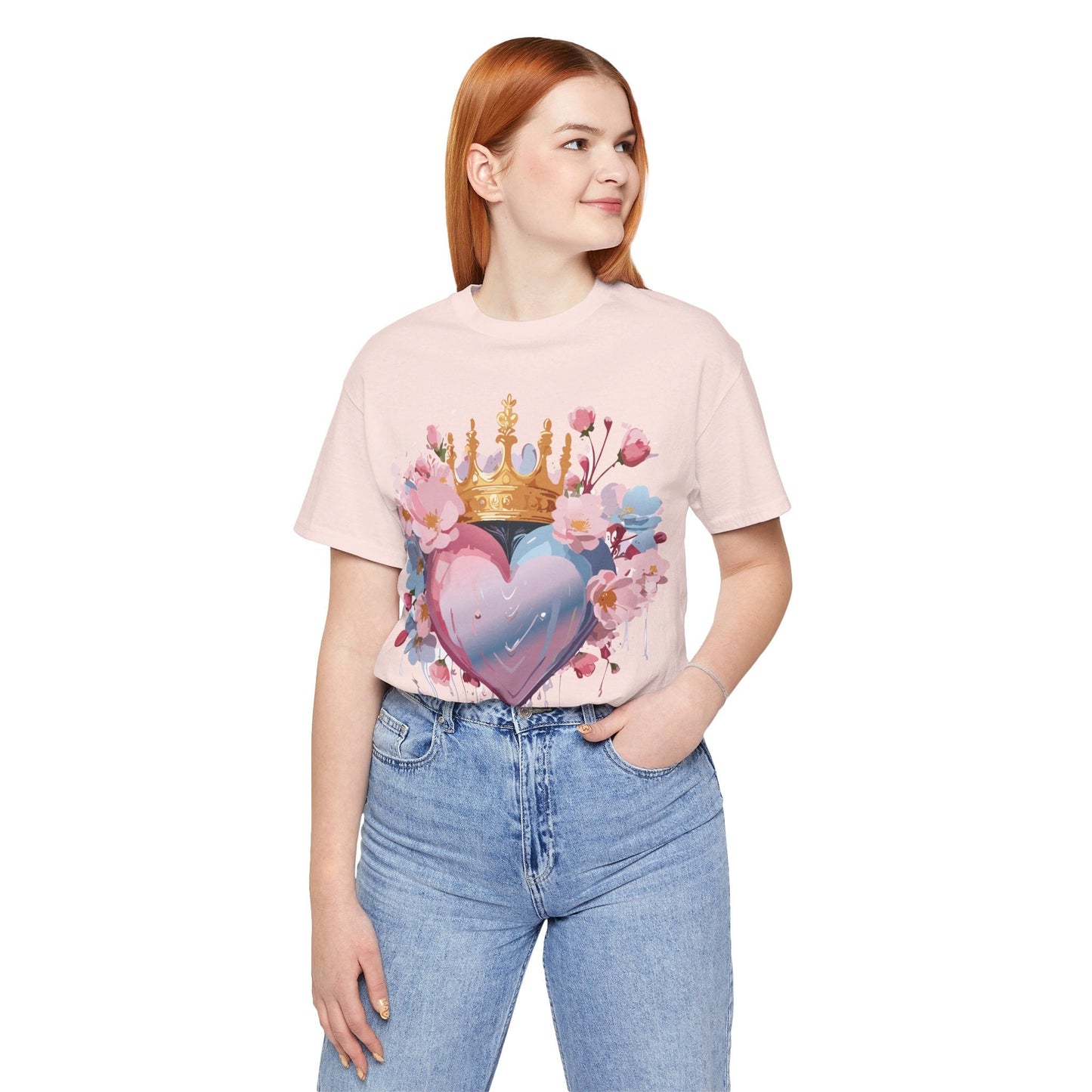 Valentine Graphic Tee Unisex Jersey Short Sleeve Adelpha Vintage Inspired Artwork