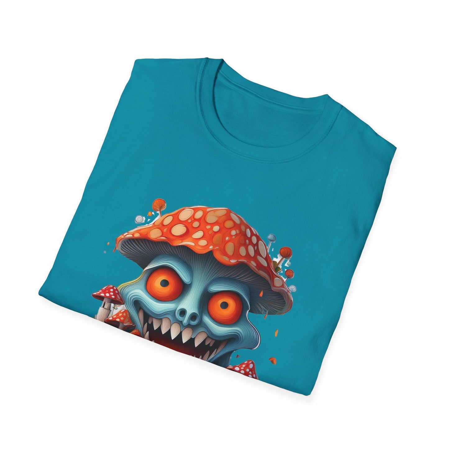 Mashroom Tee Shirt Unisex Softstyle Gildan 64000 Short Sleeve Tee With Funny Mashroom Fungus