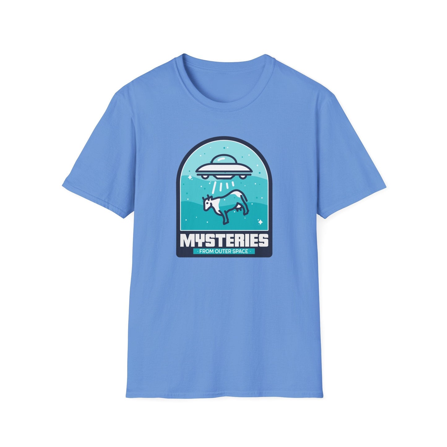 Mysteries UFO Abduction TShirt  Retro Alien Space Graphic Tee