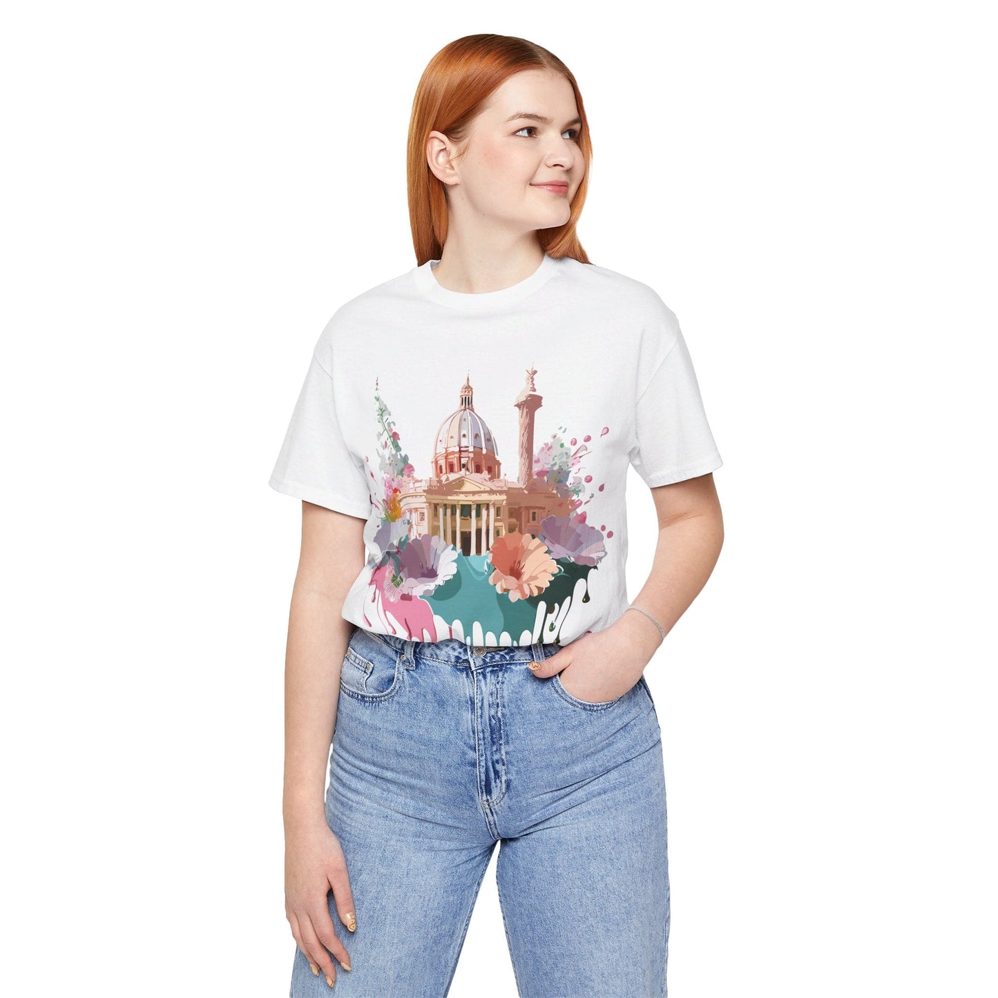 Unisex Rome Graphic Tee Tourist Shirt Adelpha Vintage Artwork Premium Comfort Everyday Wear