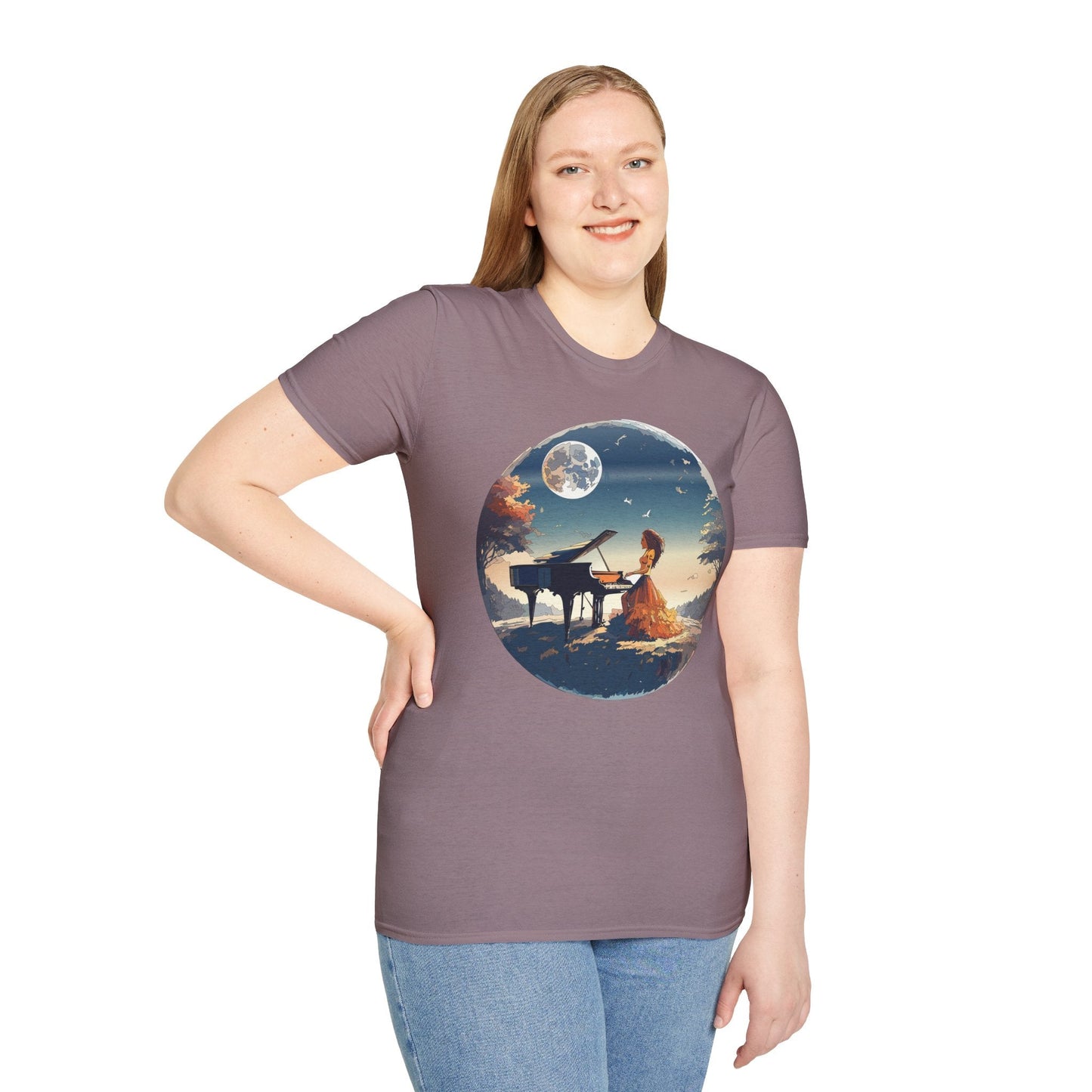 Womens Graphic T Shirt Art Design Gildan Softstyle Tee 100 Percent Ring Spun Cotton Unisex