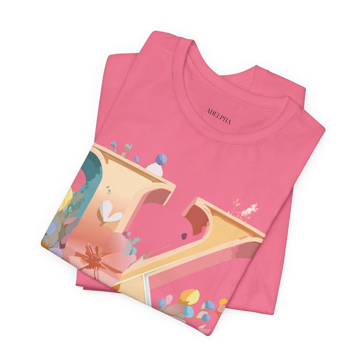 Letter K Shirt Unisex Graphic Tee With Vintage Inspired Artwork By Adelpha Short Sleeve