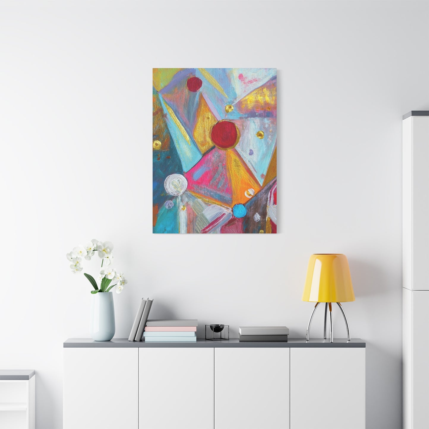 Abstract Oil Painting Print Canvas 20x24,20x30,24x30 24x32,24x36,30x40 32x48,36x48,40x60 Pine-Wood Inner Frame ABS-173