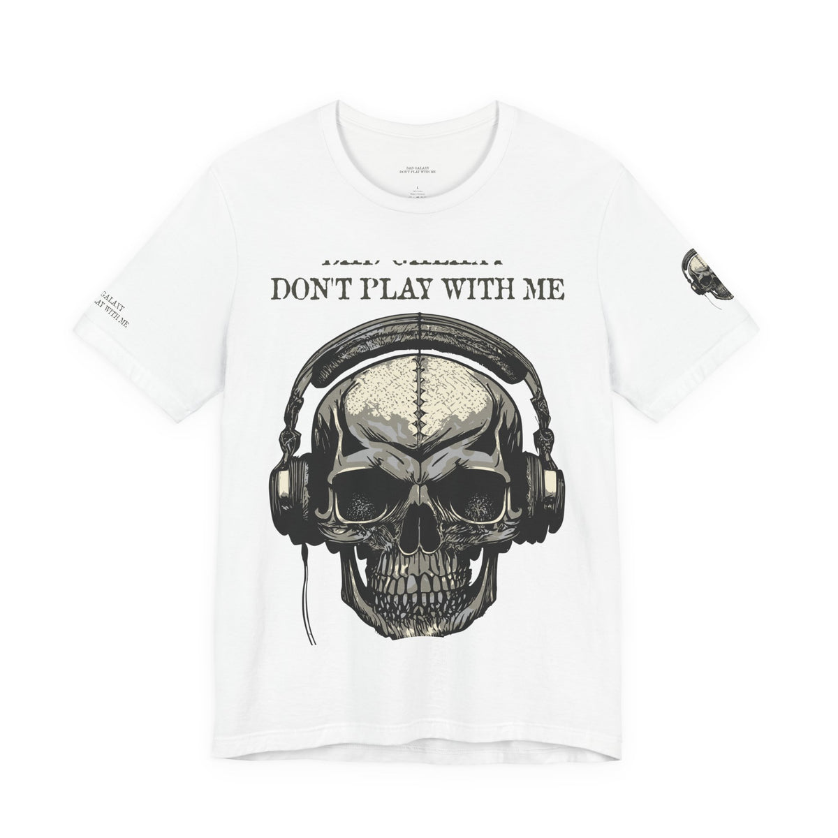 Skull Rock Graphic Unisex Cotton Bella+Canvas Tee with Art Design b45