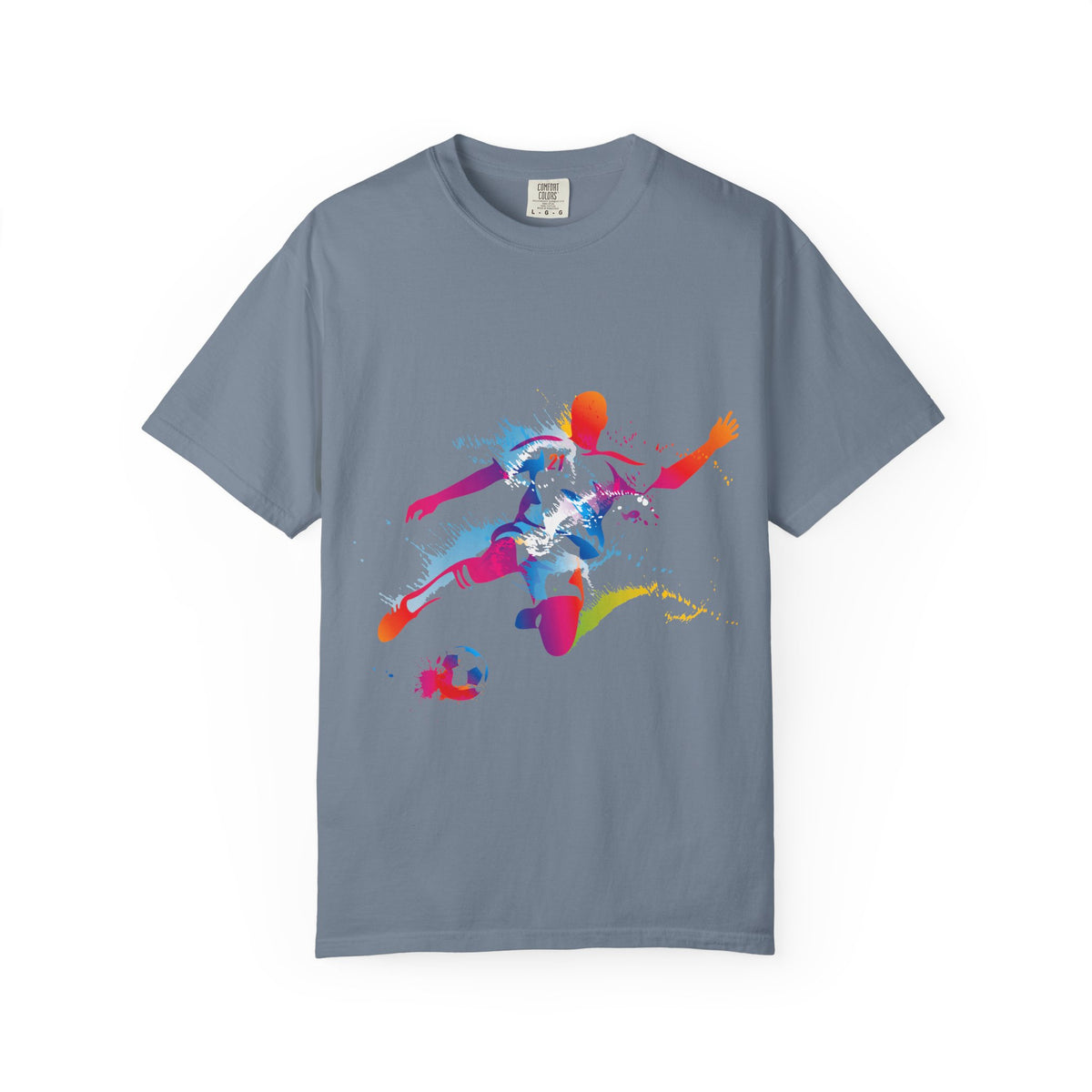 Sports Graphic Unisex T-Shirt Garment Dyed Cotton Relaxed Fit Comfort Colors 4