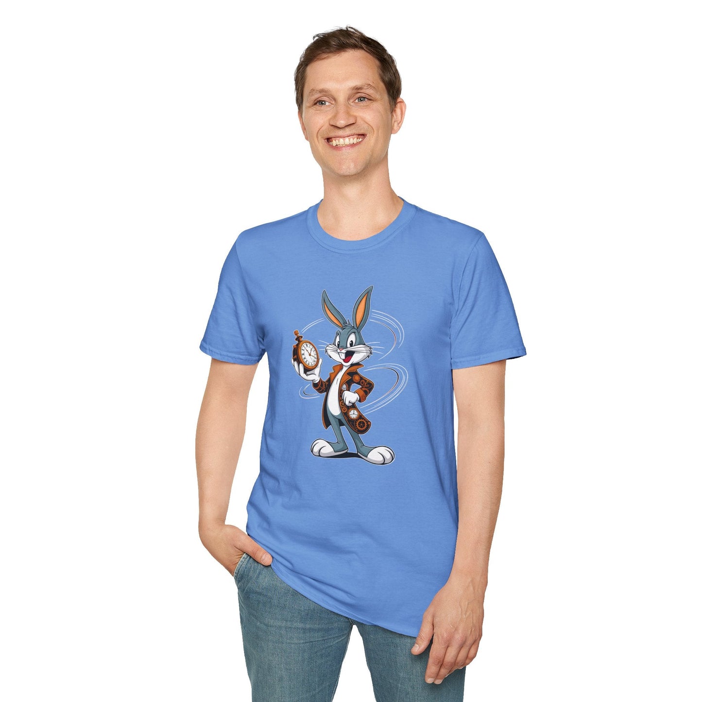 Bugs Bunny T Shirt Unisex Gildan Softstyle Graphic Cartoon Tee For Fans Of Looney Tunes