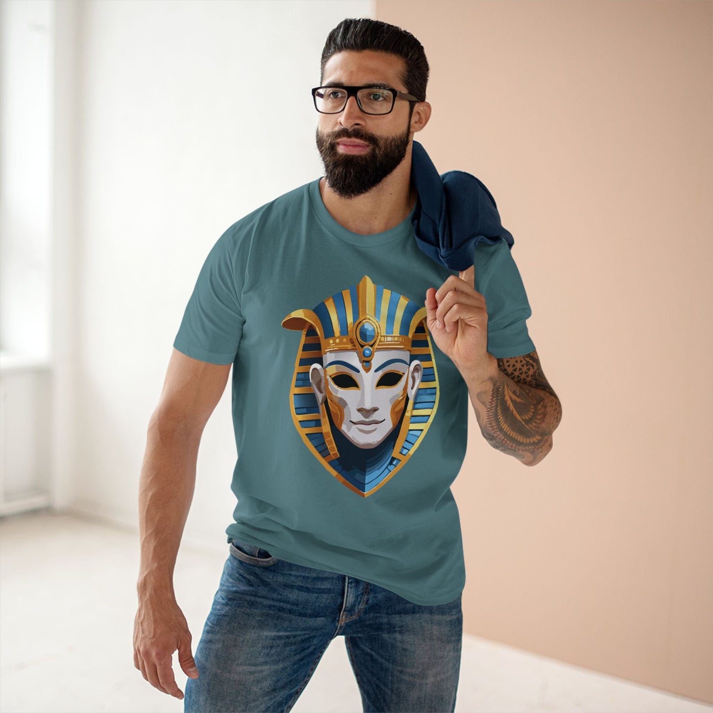 Mask Graphic Unisex 100 Cotton Staple Tee 27