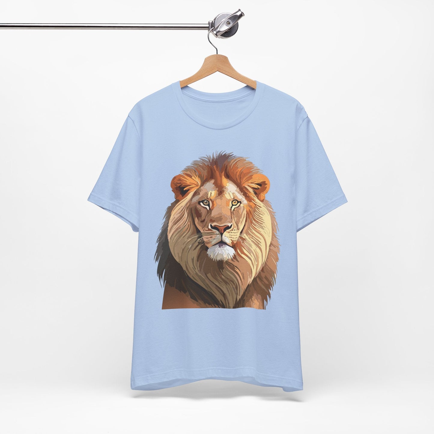 Unisex Animal Graphic Tee Shirt With Wild Animals Art Design For Everyday Wear Casual