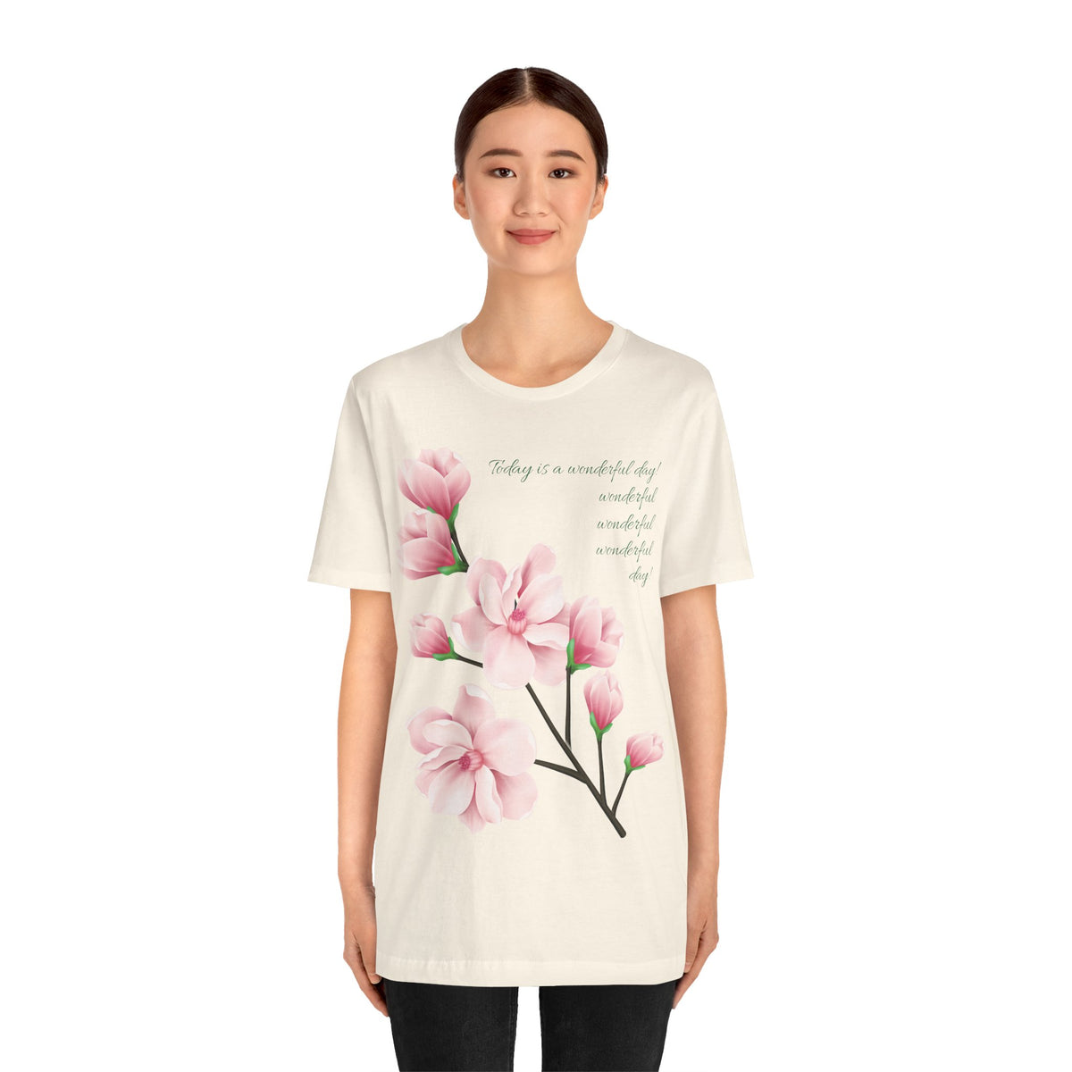 Floral Graphic Tee Shirt - Bella+Canvas Unisex 100 Cotton 55