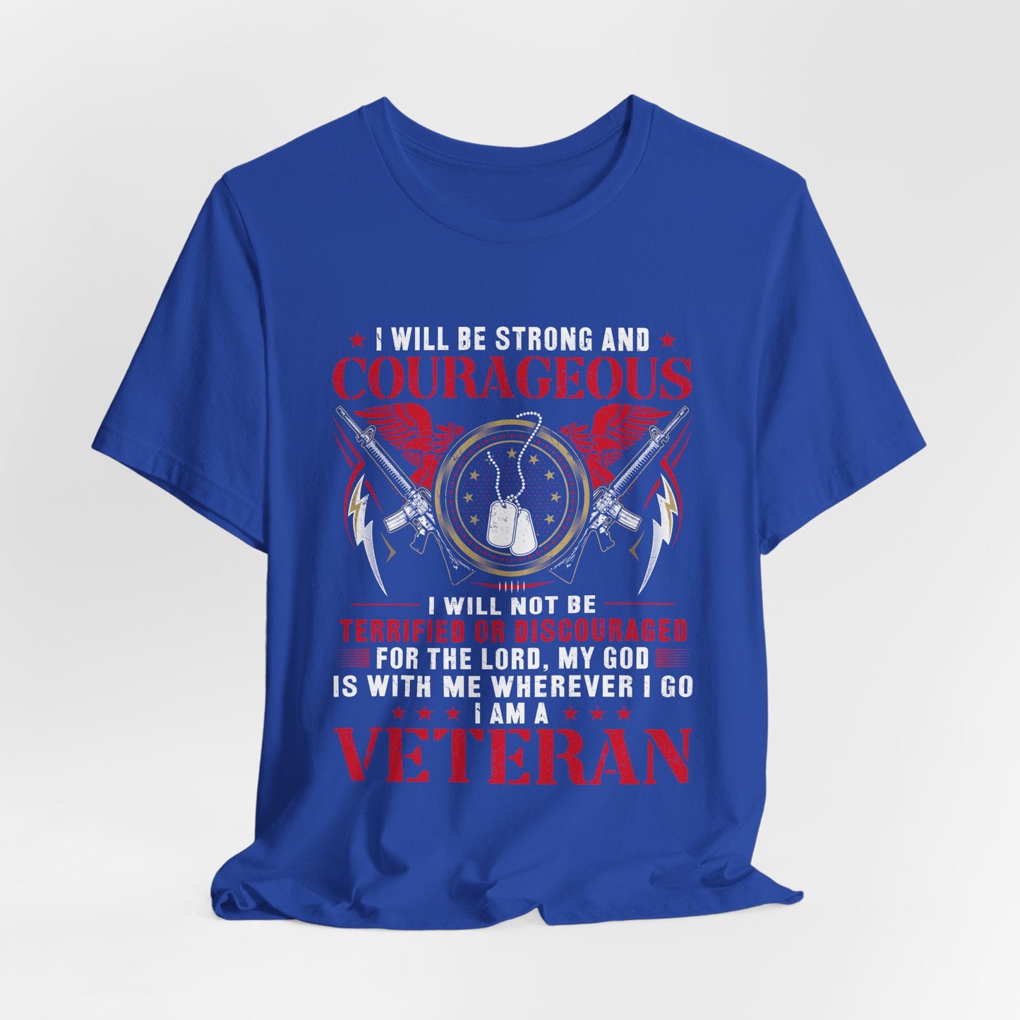 Army Veteran Patriotic Graphic Design Unisex Cotton T-Shirt v37