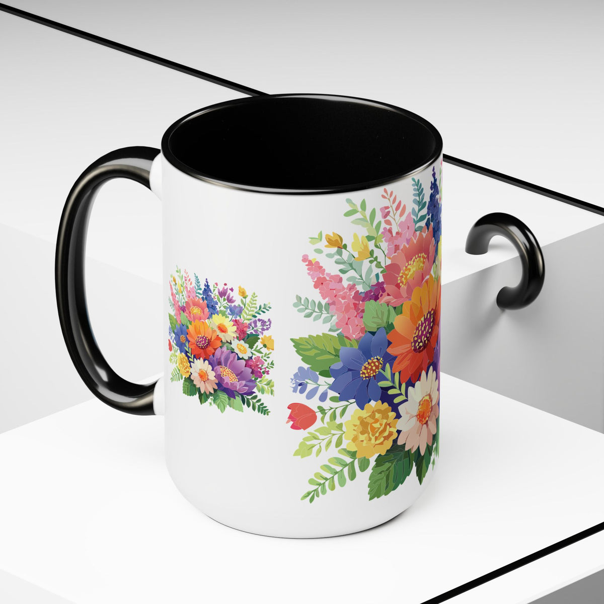Floral Mug, Floral Cup