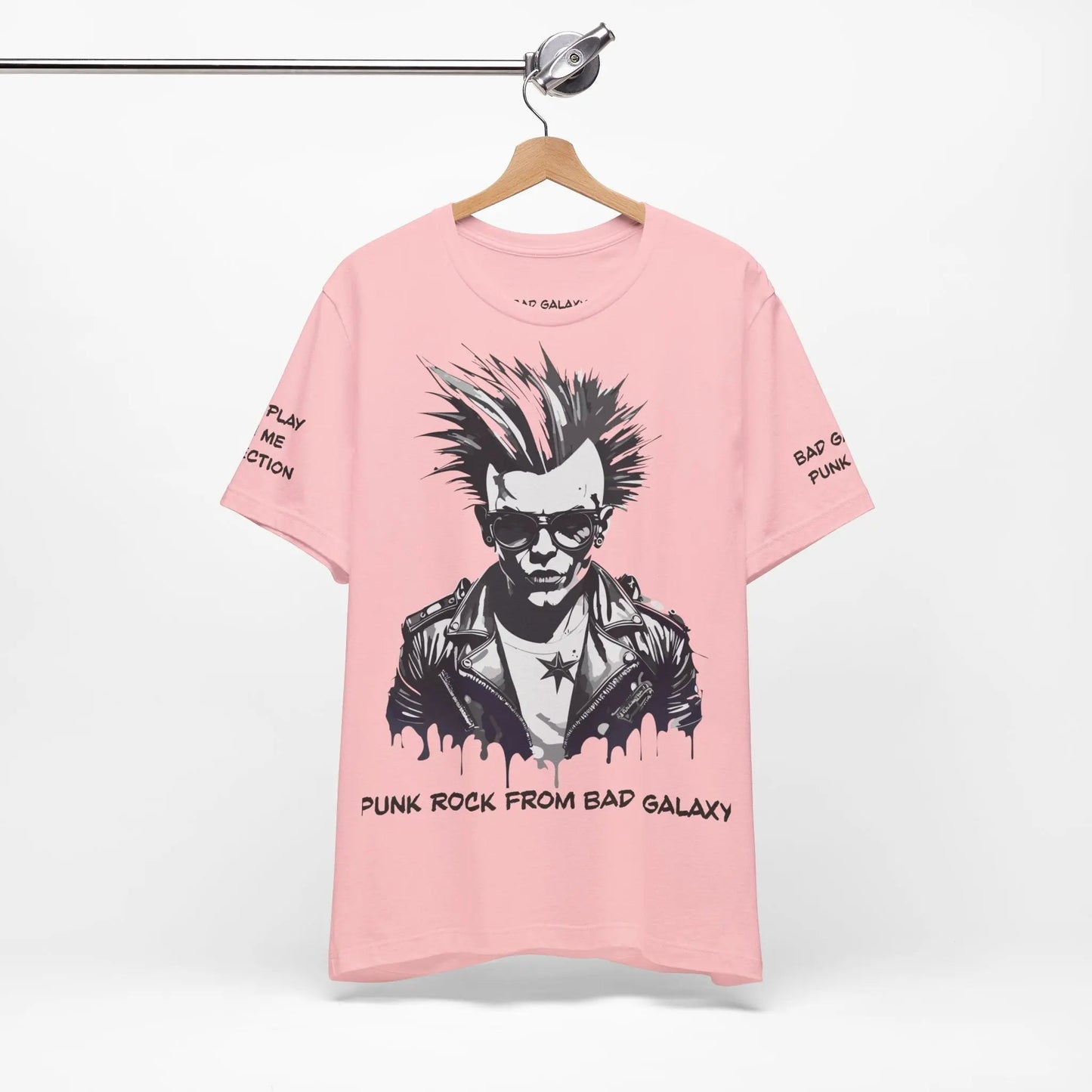 Punk Rock Tee Shirt 100 Percent Cotton Made To Order Eco Friendly Print Free Shipping Limited Time