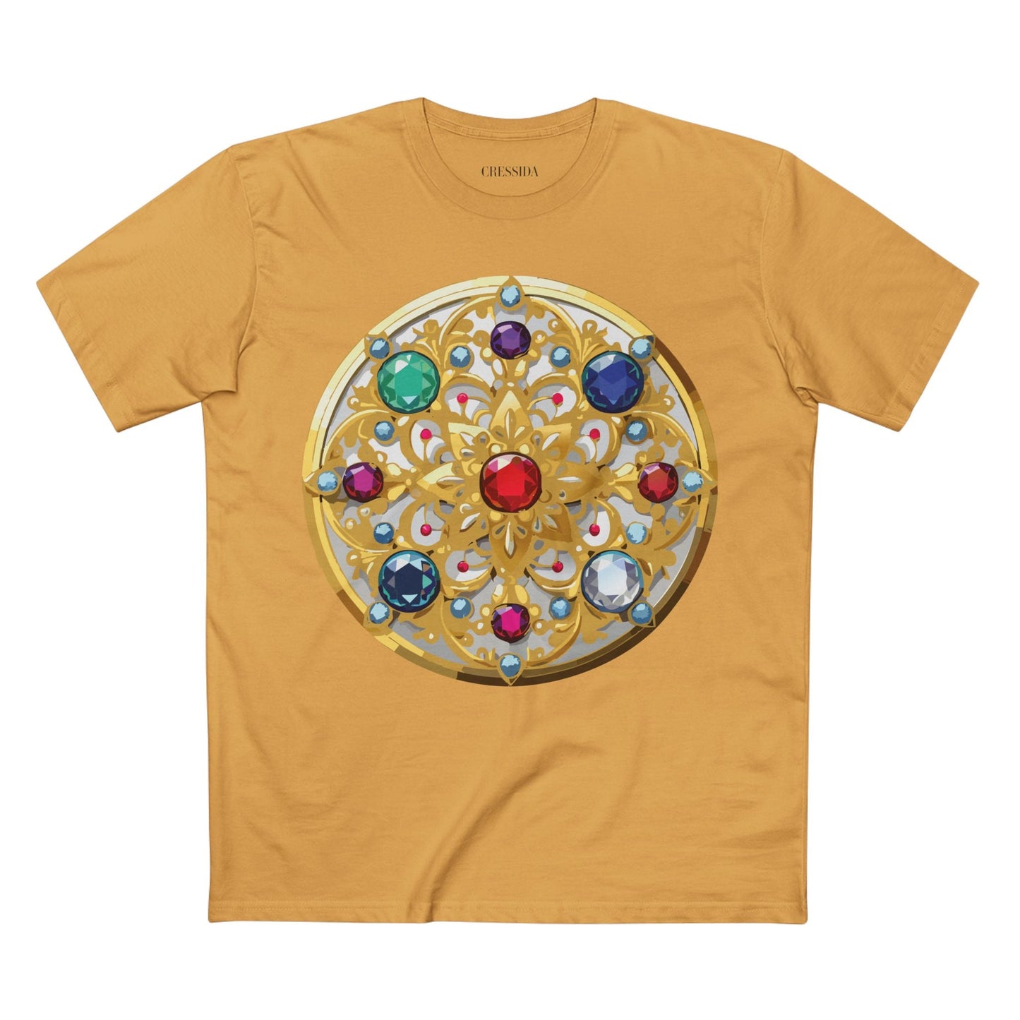 Medallion Graphic T-Shirt Unisex 100 Cotton With Gold Art Design Medal Tee 6