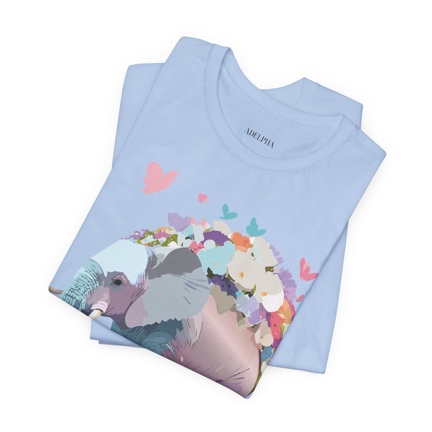 Elephant Graphic Unisex 100 Cotton Jersey Vintage Art Design Tee 15