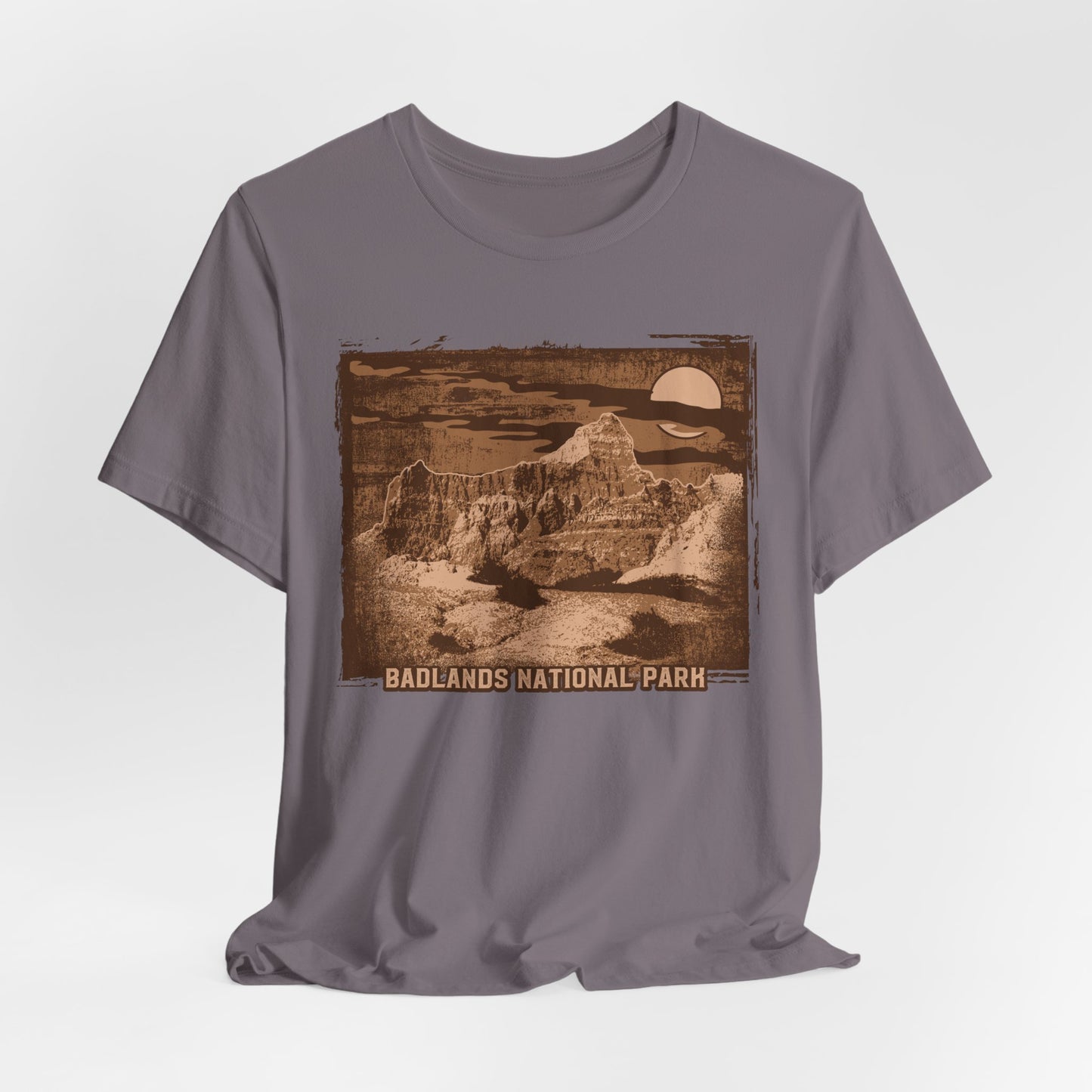Badlands Retro Poster Graphic Design Tee, Badlands Shirt, Vintage Tees, Art Design T-Shirt, Graphic Tee, Retro Art Shirts