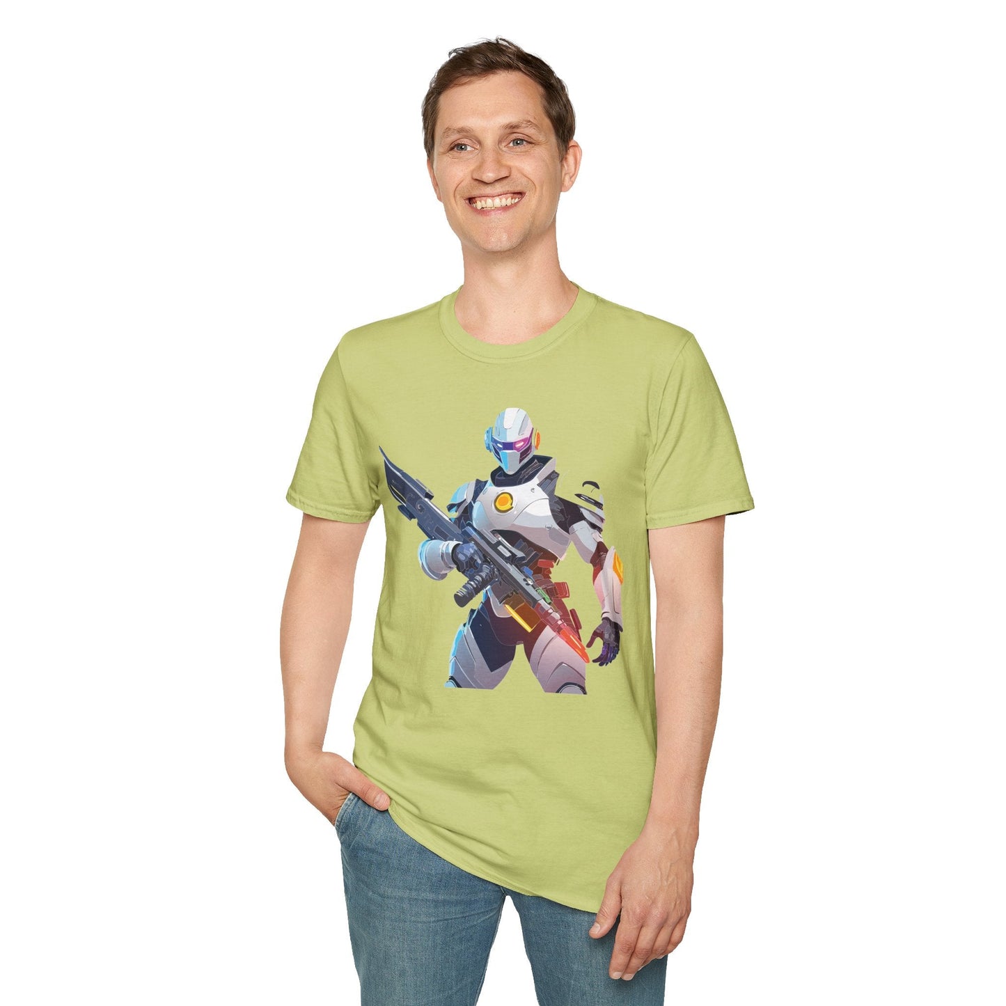 Unisex Robocop T Shirt Graphic With Classic Robocop Design Softstyle 100 Cotton Tee