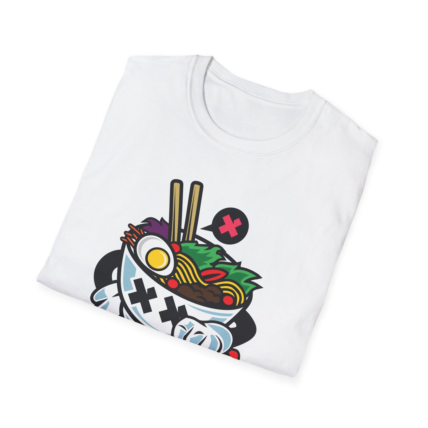 Unisex Cotton T-Shirt with Cartoon Graphic Design