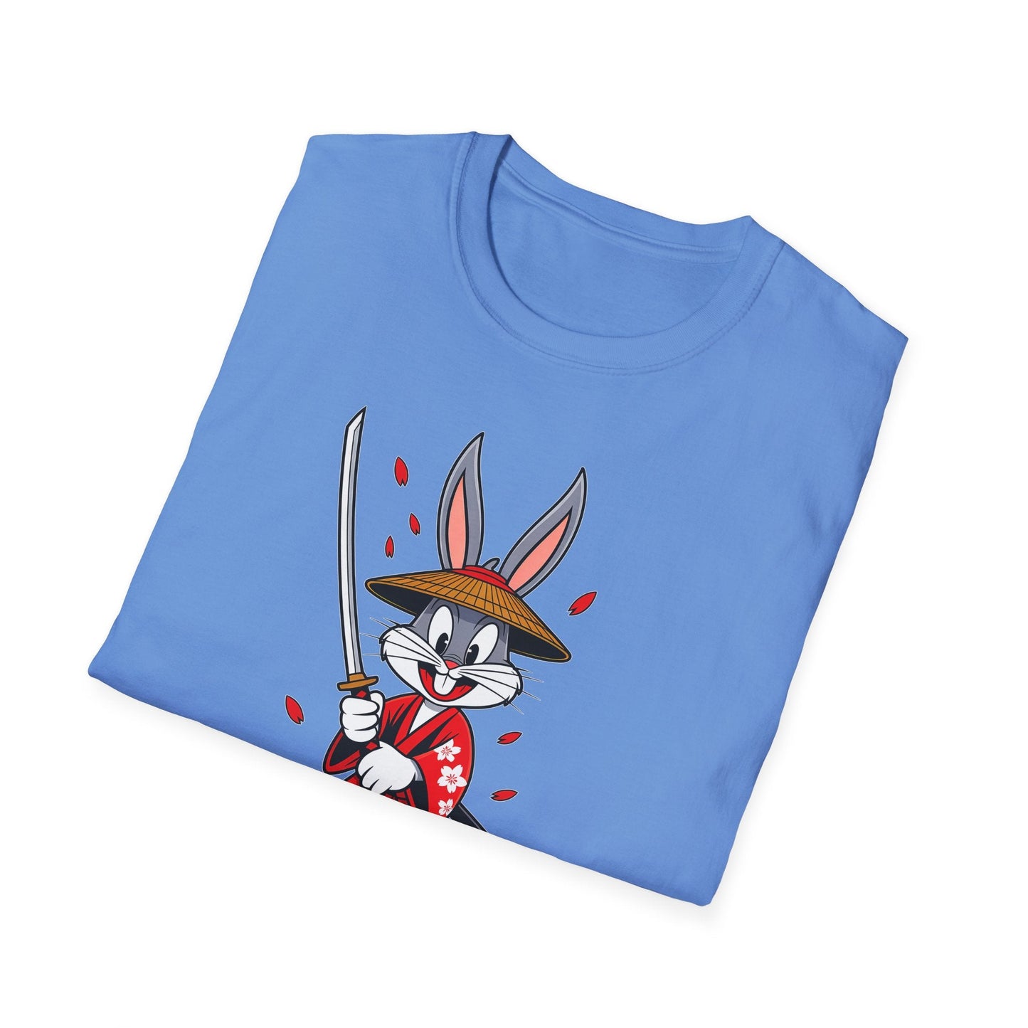 Bugs Bunny Graphic T Shirt Unisex Gildan Softstyle 64000 Cotton Tee Cartoon Animation Design