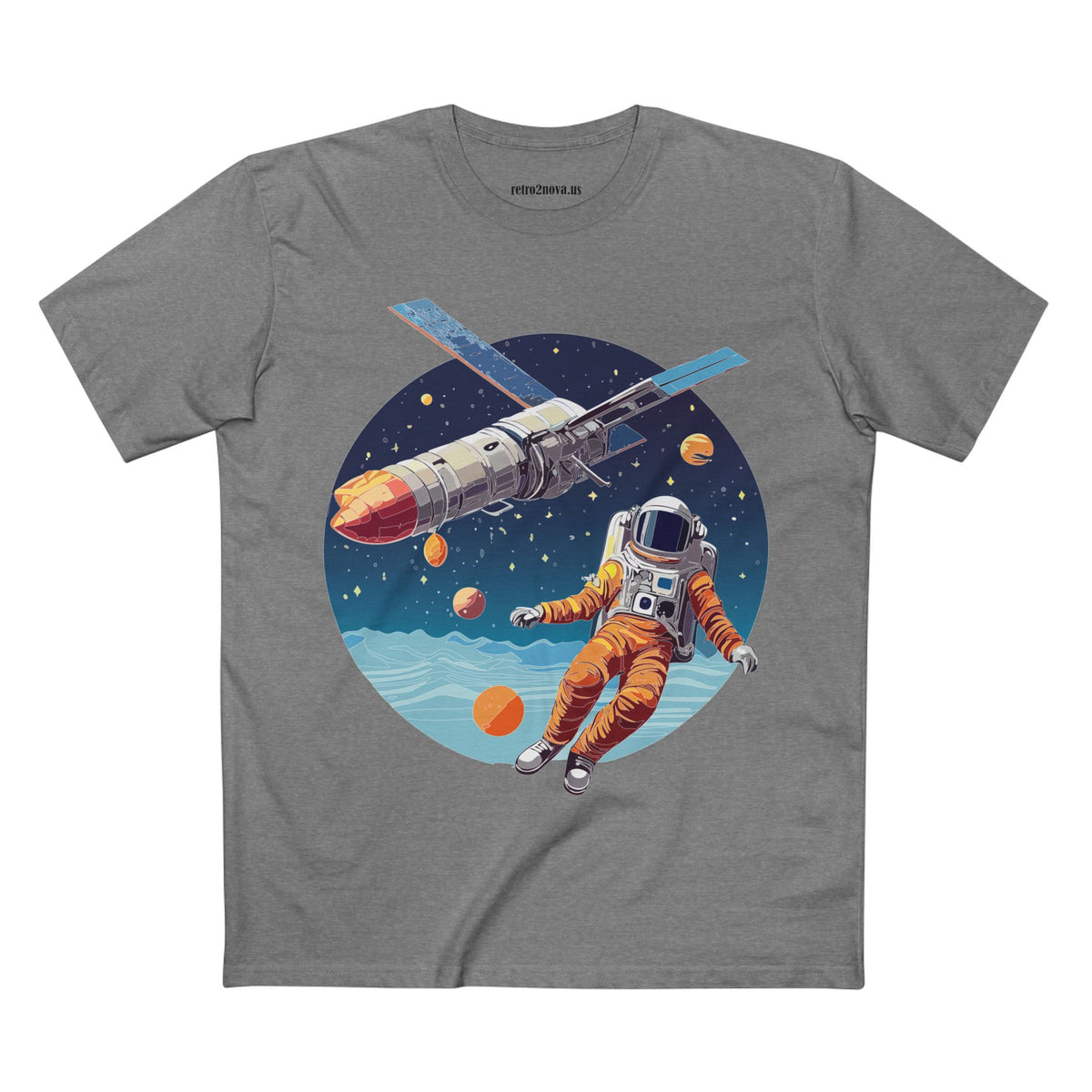 Cosmos Astronaut Graphic Tee Staple Unisex 100 Cotton Tee Shirt - CS-5