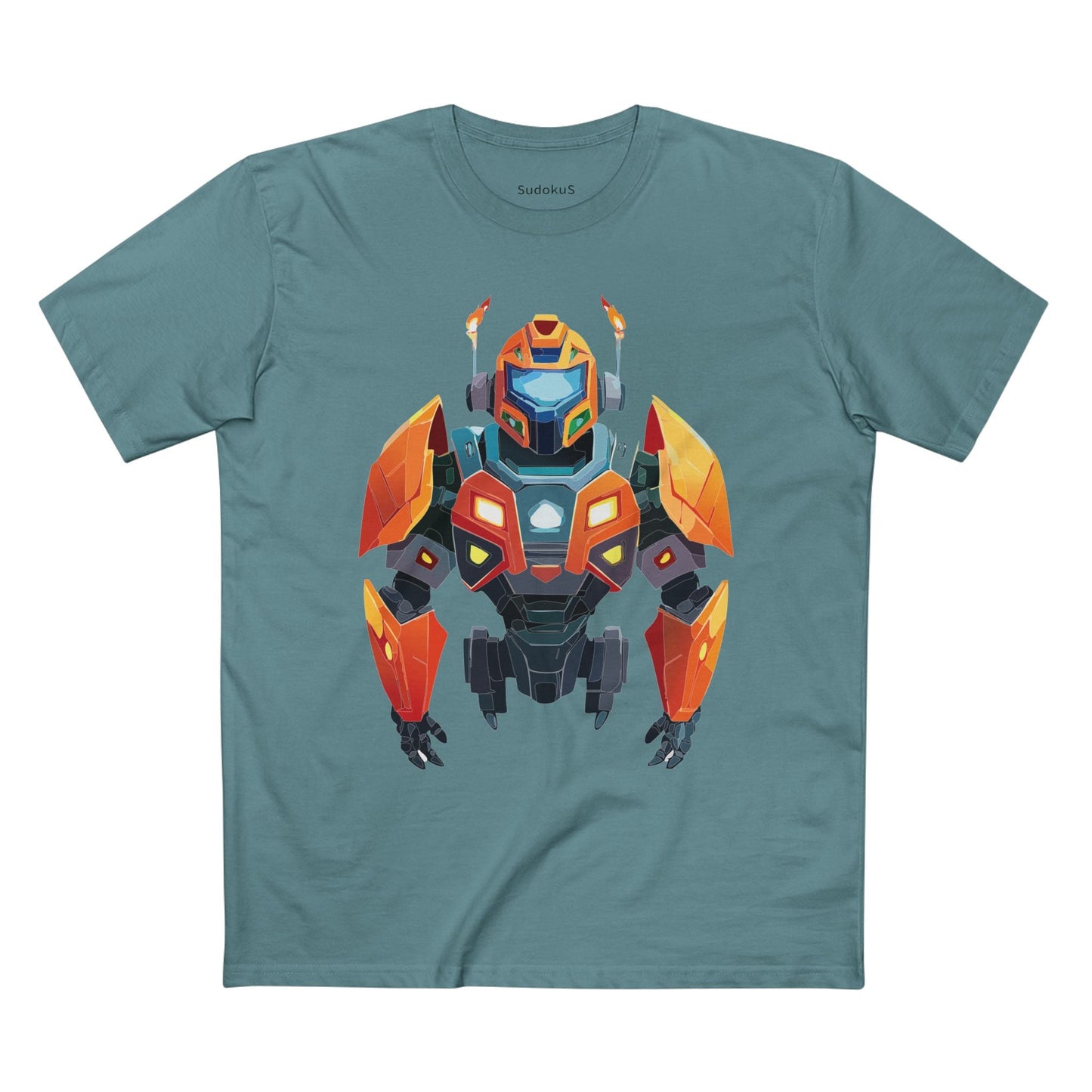 Cyborg Robot Graphic Unisex 100 Cotton Staple Tee 2