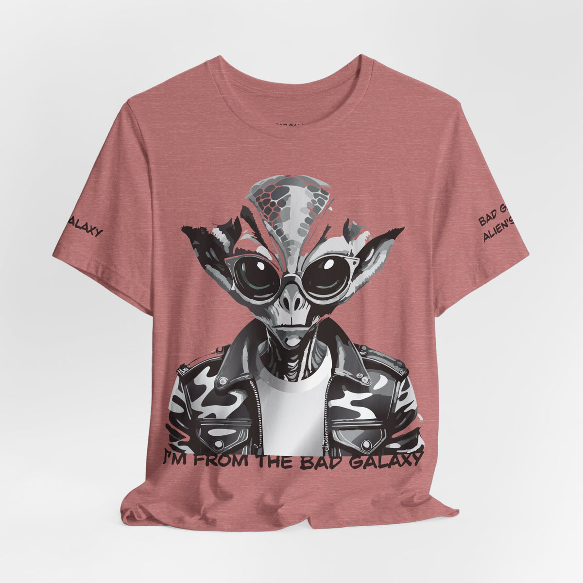 Alien Graphic Unisex Cotton Bella+Canvas Tee with Art Design b66