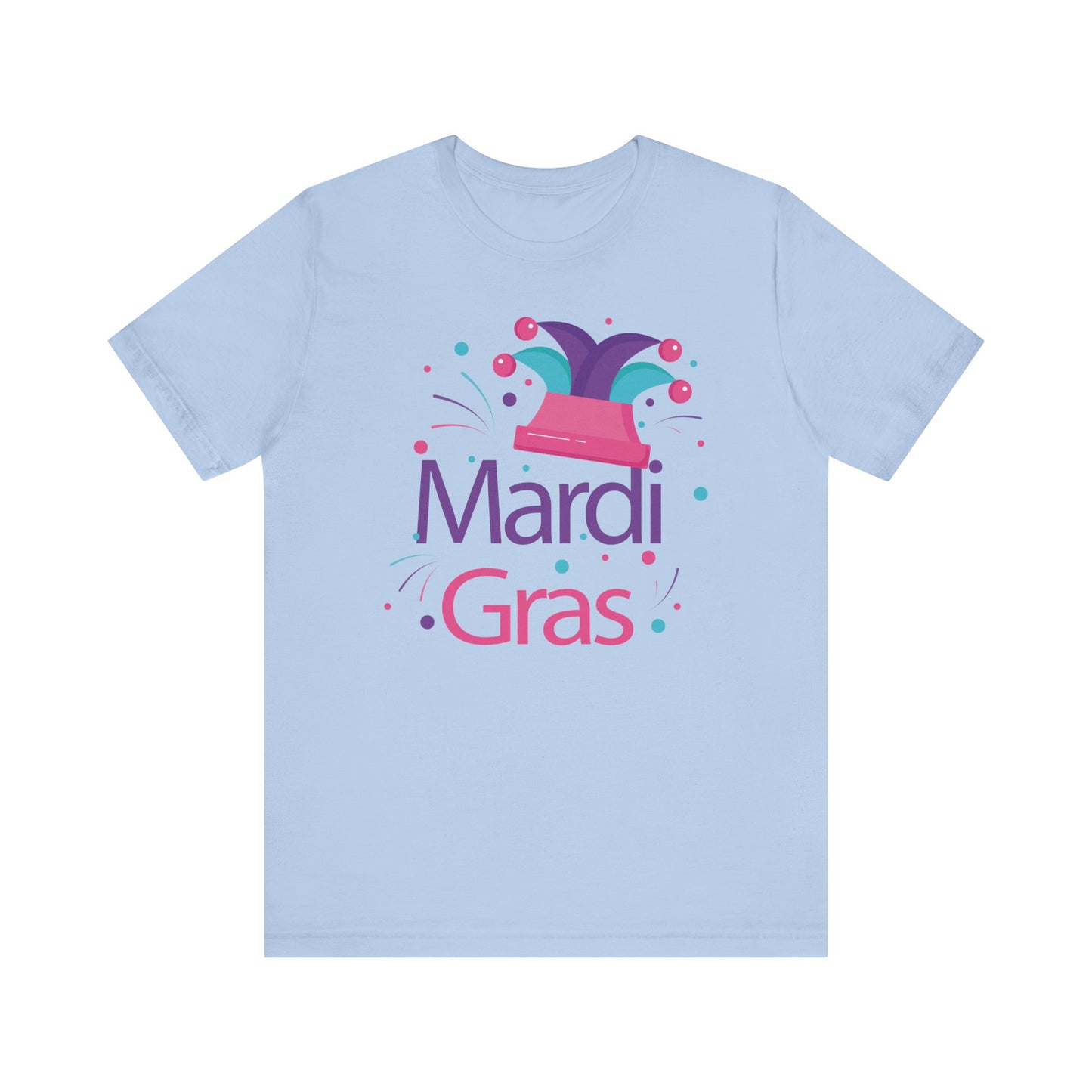 Tee-shirt en coton unisexe pour Mardi Gras