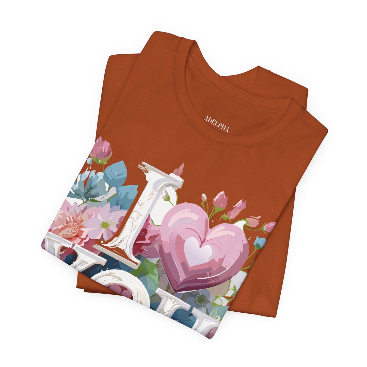 Valentine Graphic Tee Unisex Jersey Short Sleeve Vintage Inspired Art Design Adelpha