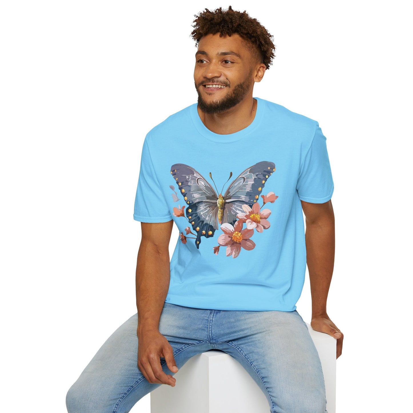 Butterfly Shirt Unisex T Shirt Monarch Butterfly Softstyle Tee Gildan 64000 Breathable Everyday Wear