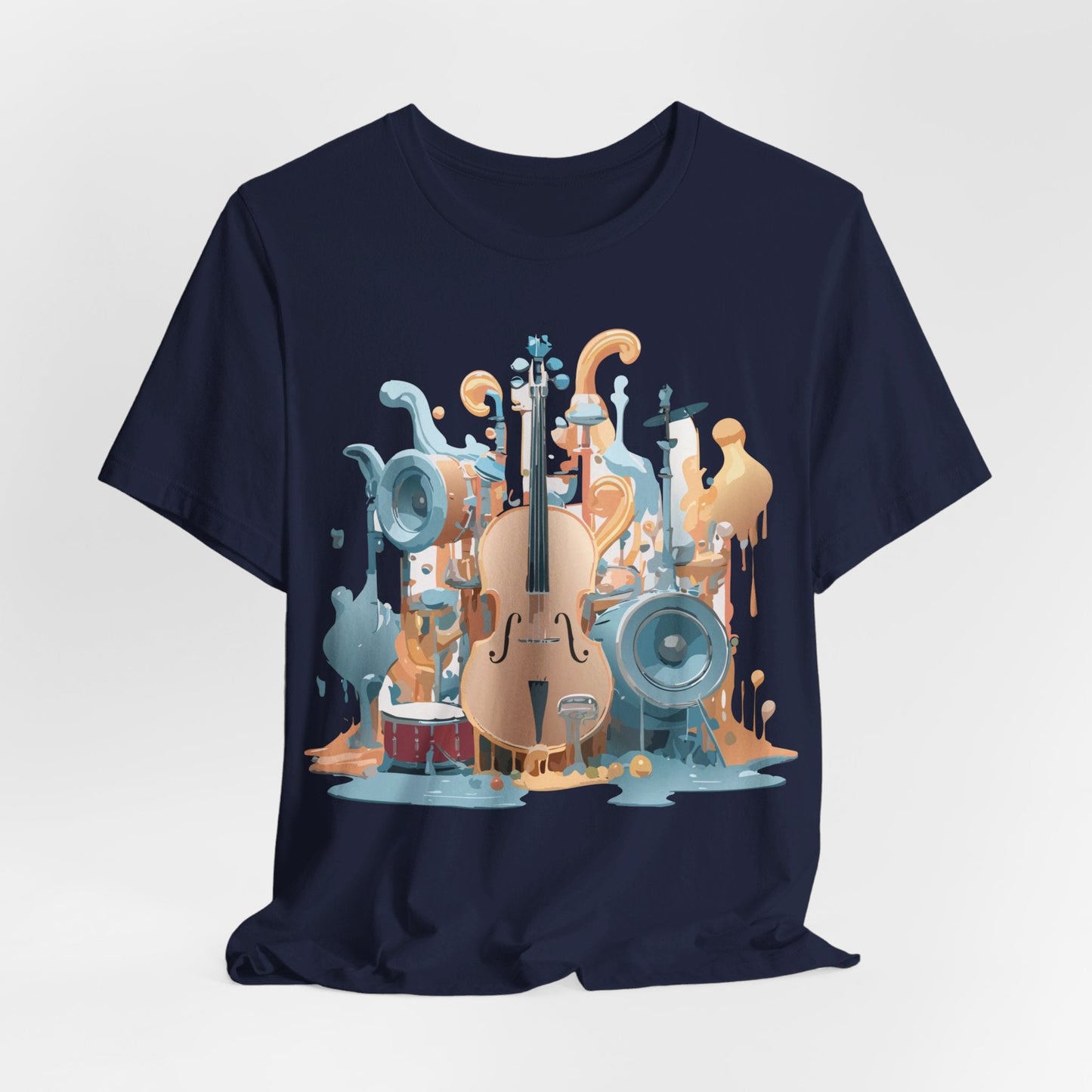 Adelpha Music Graphic T Shirt Unisex Jersey Short Sleeve Vintage Inspired Art Tee
