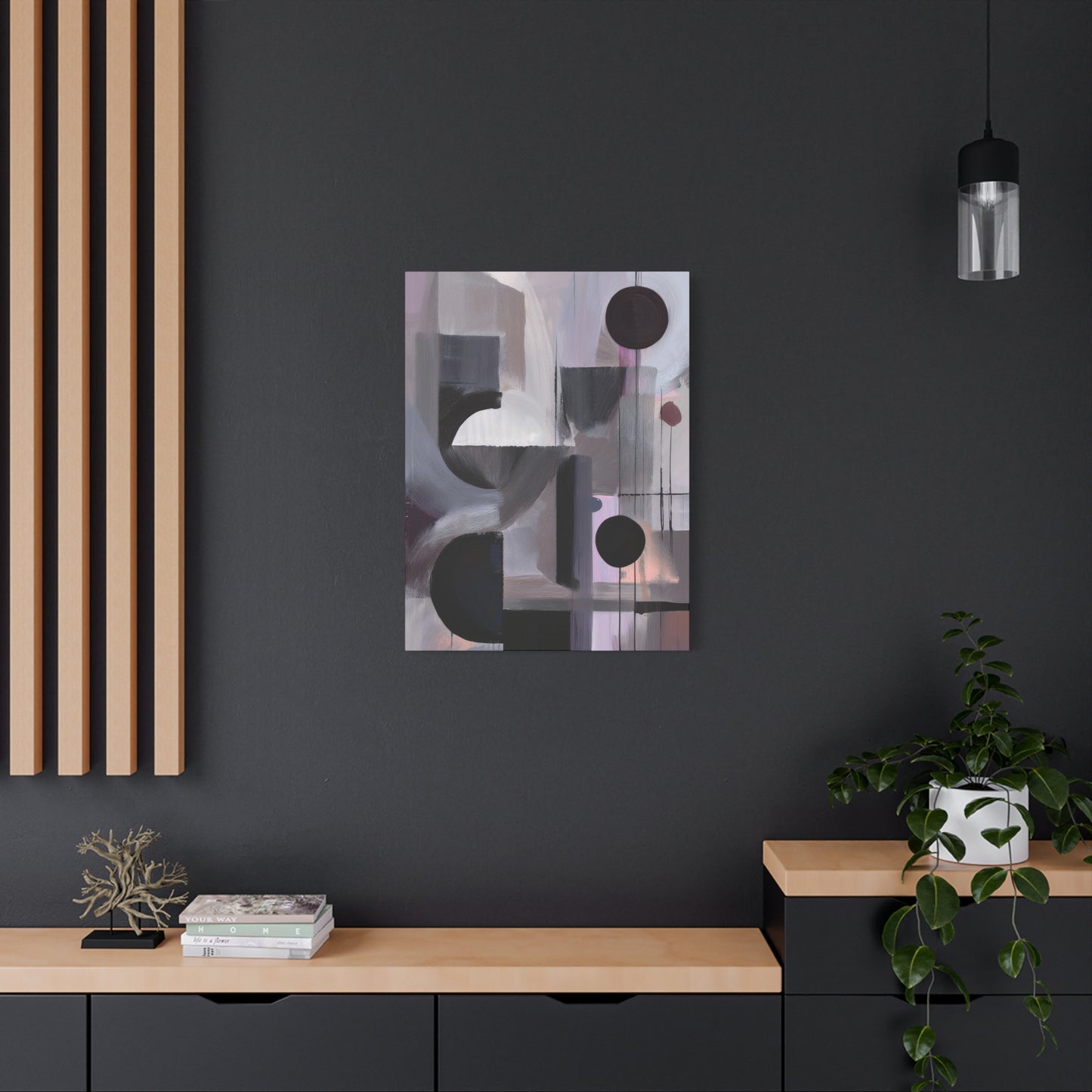 Abstract Geometric Painting Print Canvas 20x24,20x30,24x30 24x32,24x36,30x40 32x48,36x48,40x60 Pine-Wood Inner Frame ABS-46