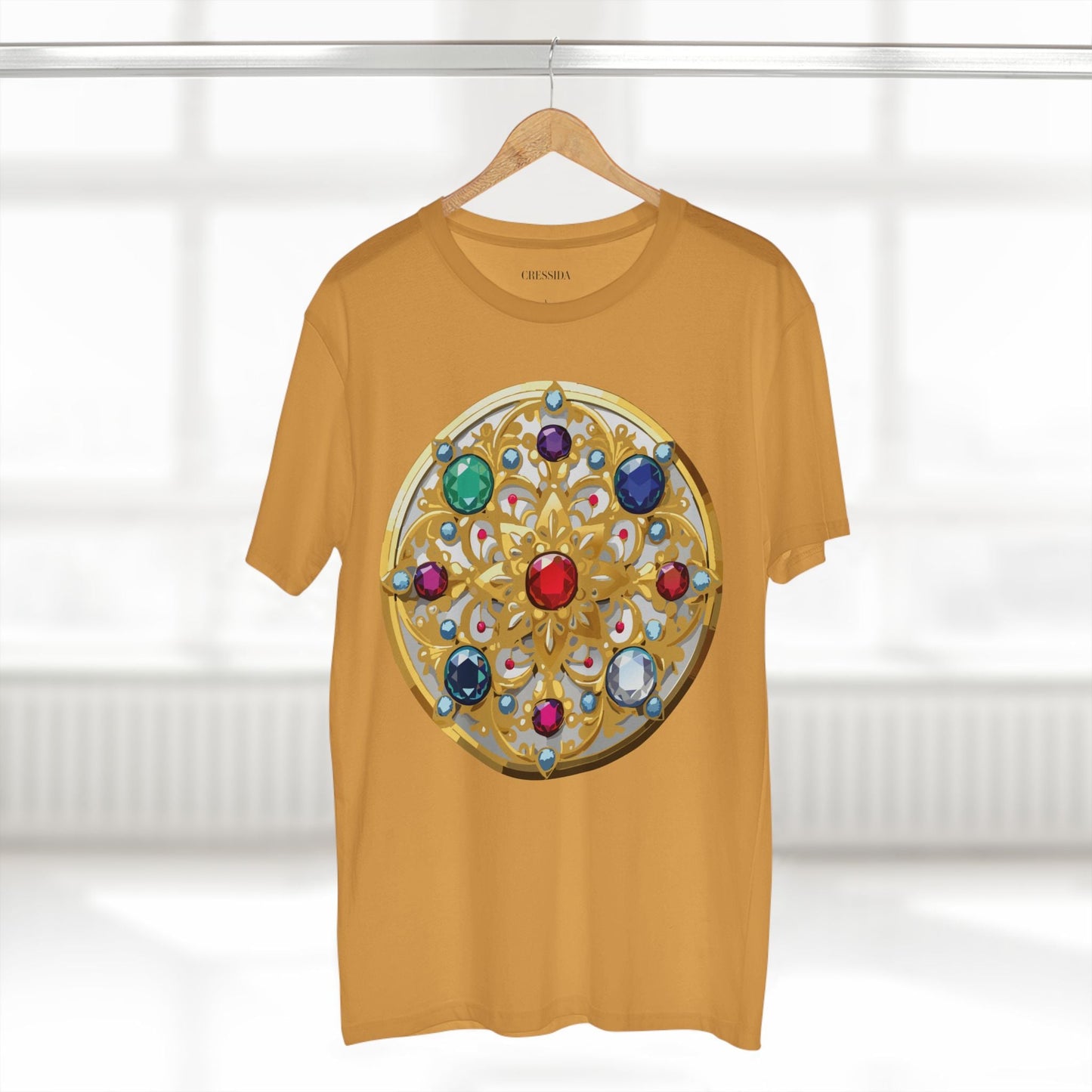 Medallion Graphic T-Shirt Unisex 100 Cotton With Gold Art Design Medal Tee 6