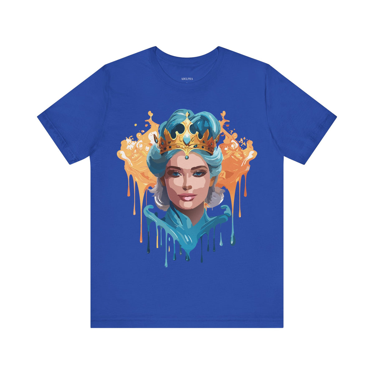 Queen Graphic Unisex Cotton Bella+Canvas Tee with Art Design m183