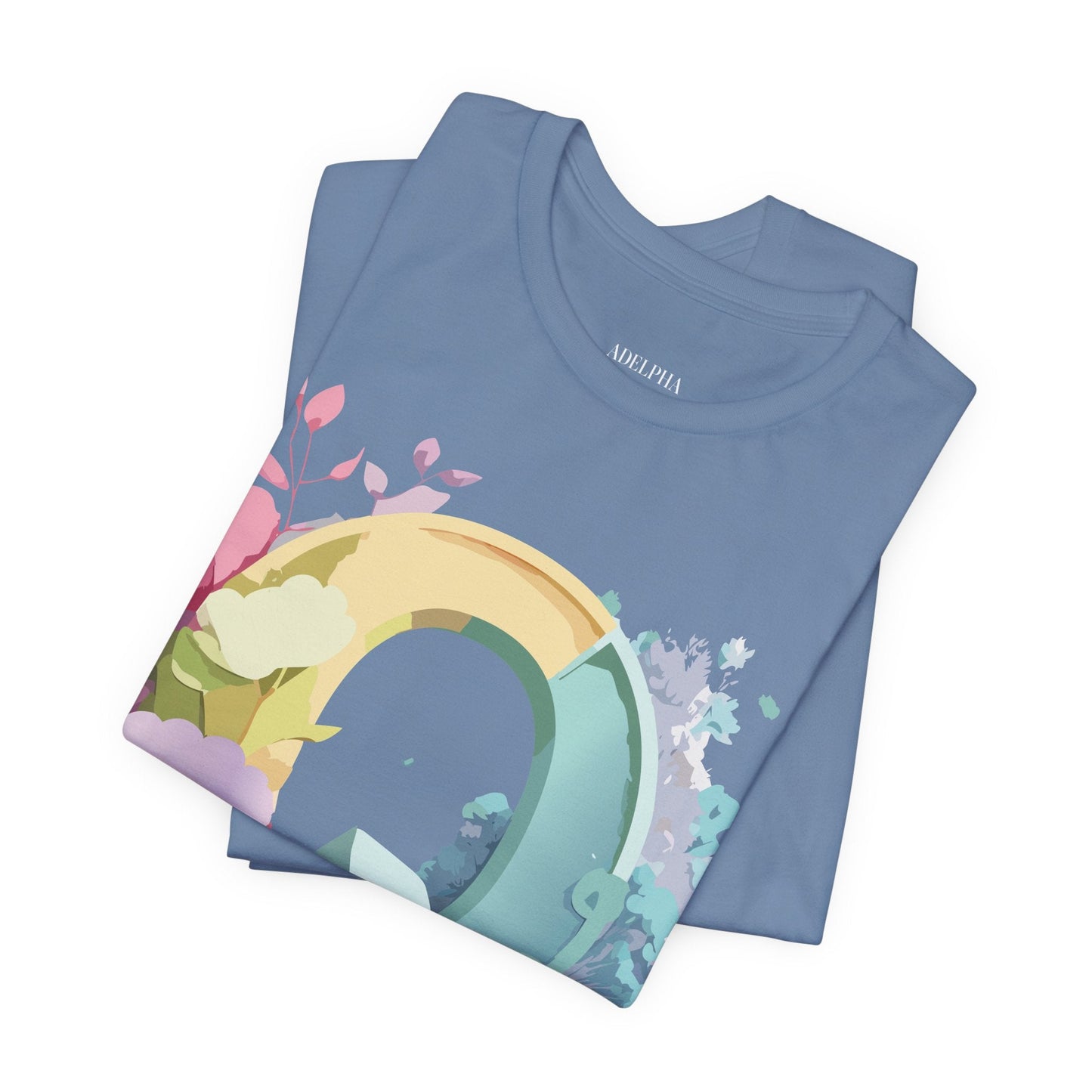 Letter Q Graphic Tee Unisex Short Sleeve Vintage Inspired Art Adelpha Tee Premium Cotton Comfort