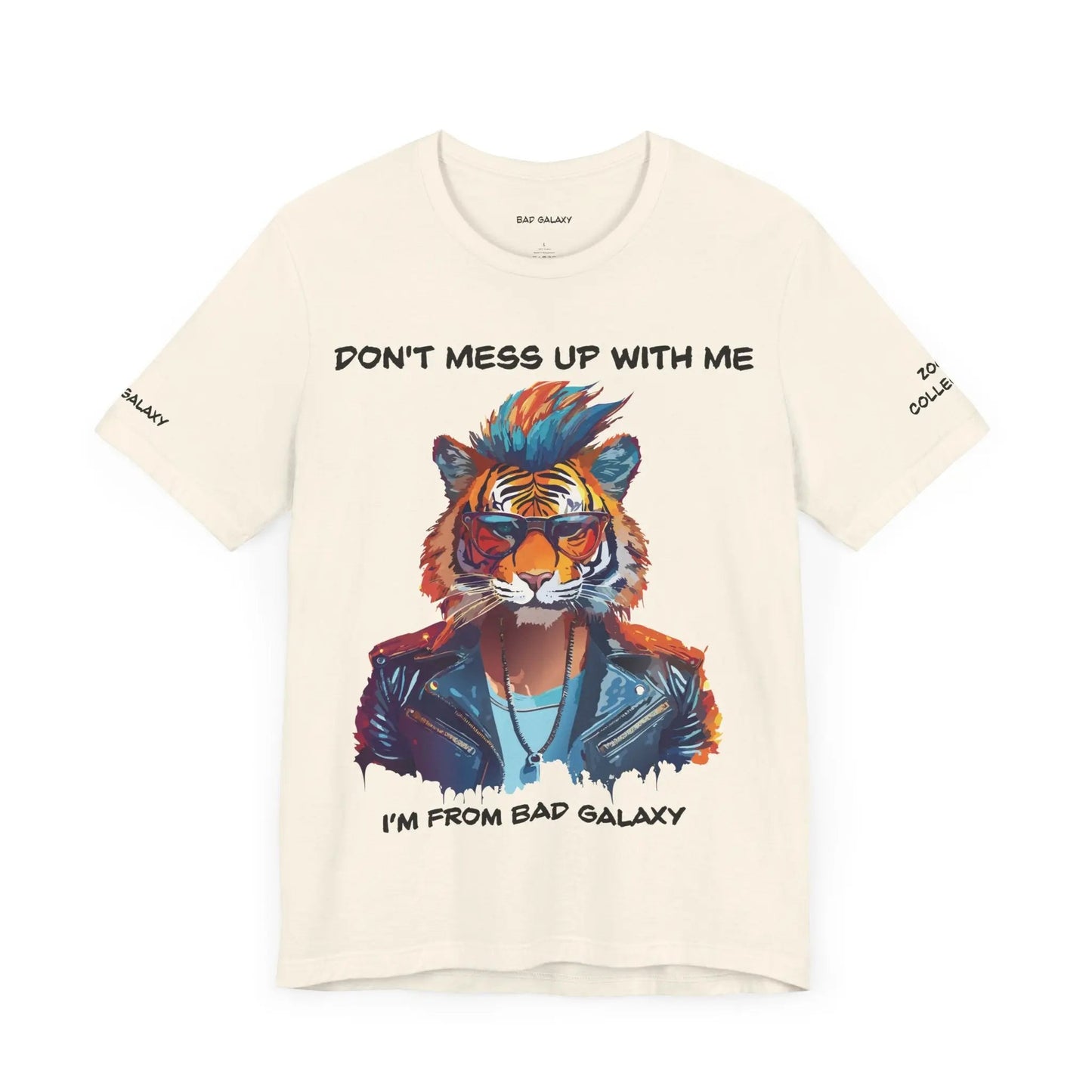 Animal T Shirt Bad Galaxy Made To Order Cotton Tee With Eco Friendly Inks Free Shipping USA