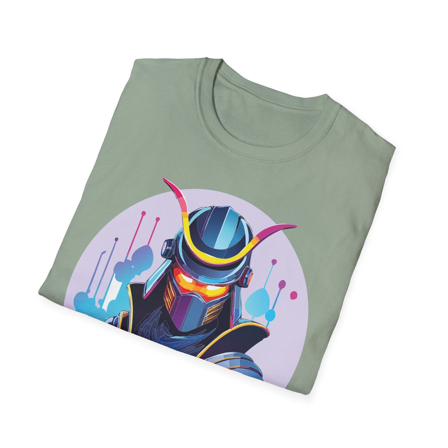 Unisex Samurai Shirt Gildan Softstyle Tee Hundred Percent Ring Spun Cotton Comfort