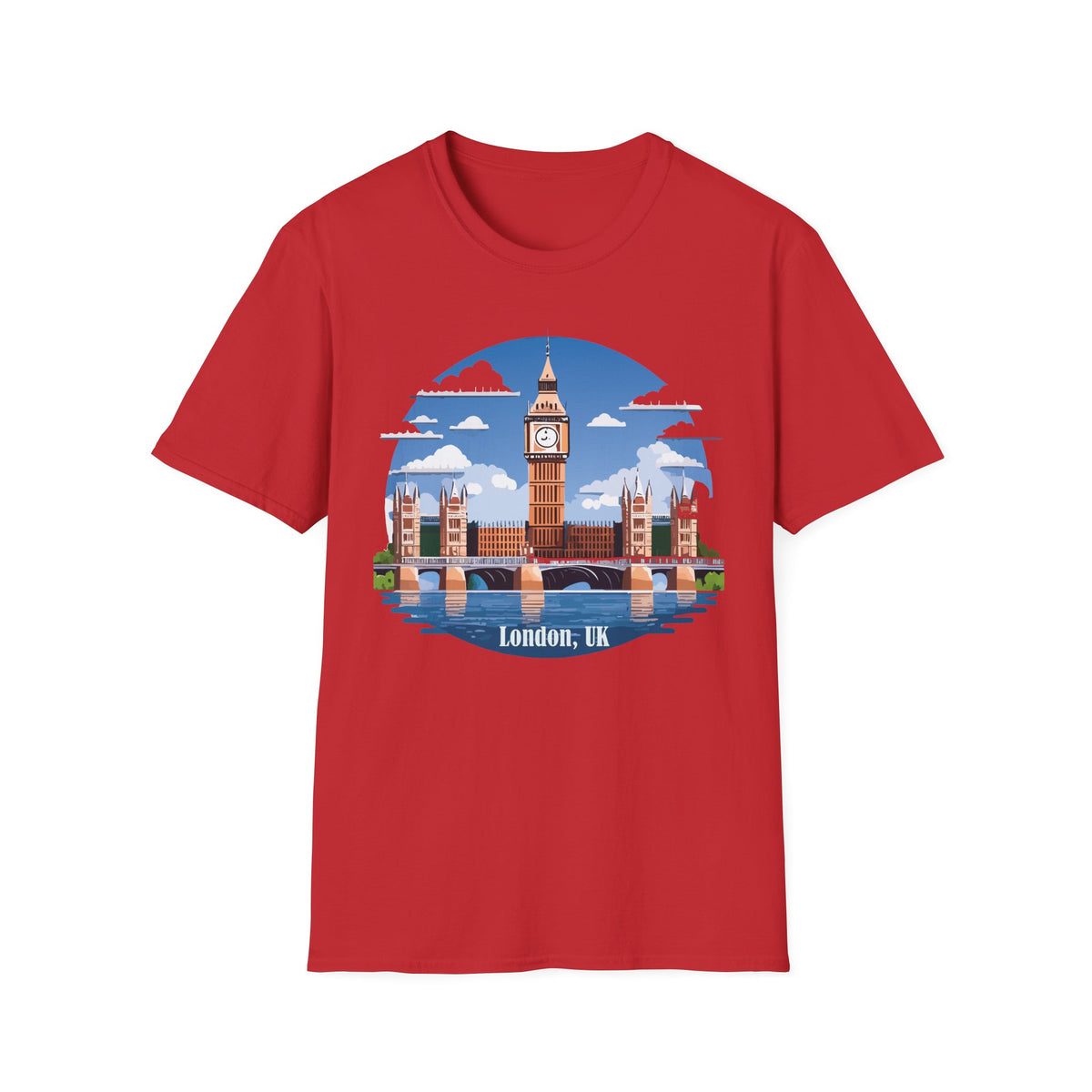 Big Ben London Skyline T-Shirt | London UK Landmark Tee
