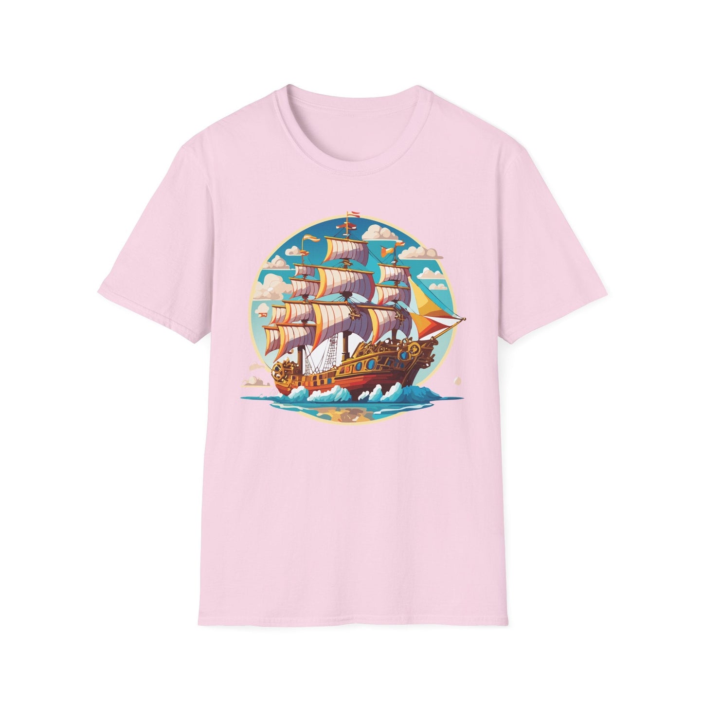 Ship T Shirts Frigate Tee Unisex Vessel Tee Shirt Gildan Softstyle 64000 Cotton Tee Classic
