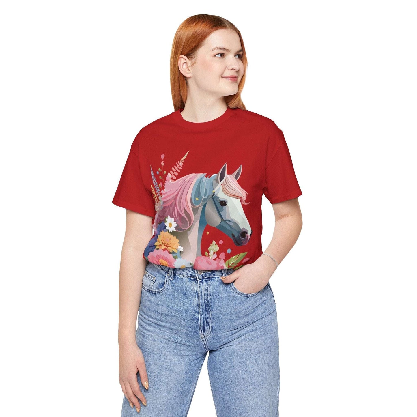 Horse Graphic Unisex 100 Cotton Vintage Animal Art T-Shirt 3